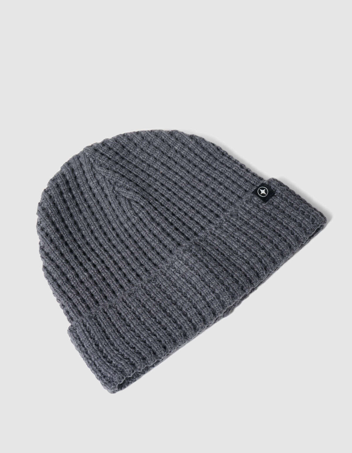 Heavy Waffle Beanie Grijs SHOEBY ACCESSOIRES