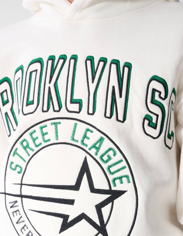 Brooklyn Oversized Hoodie Wit SHOEBY BOYS