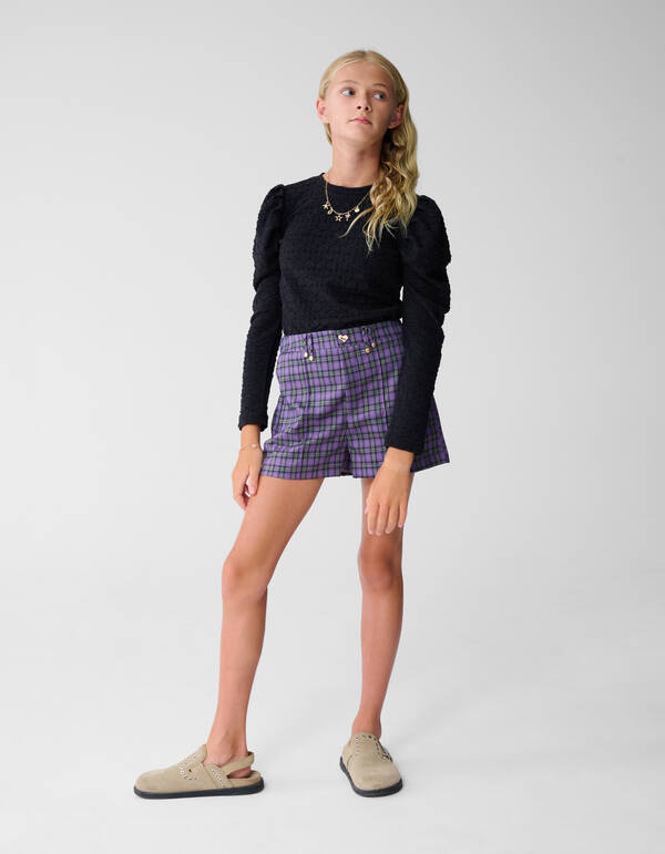 Ruiten Short Paars SHOEBY GIRLS