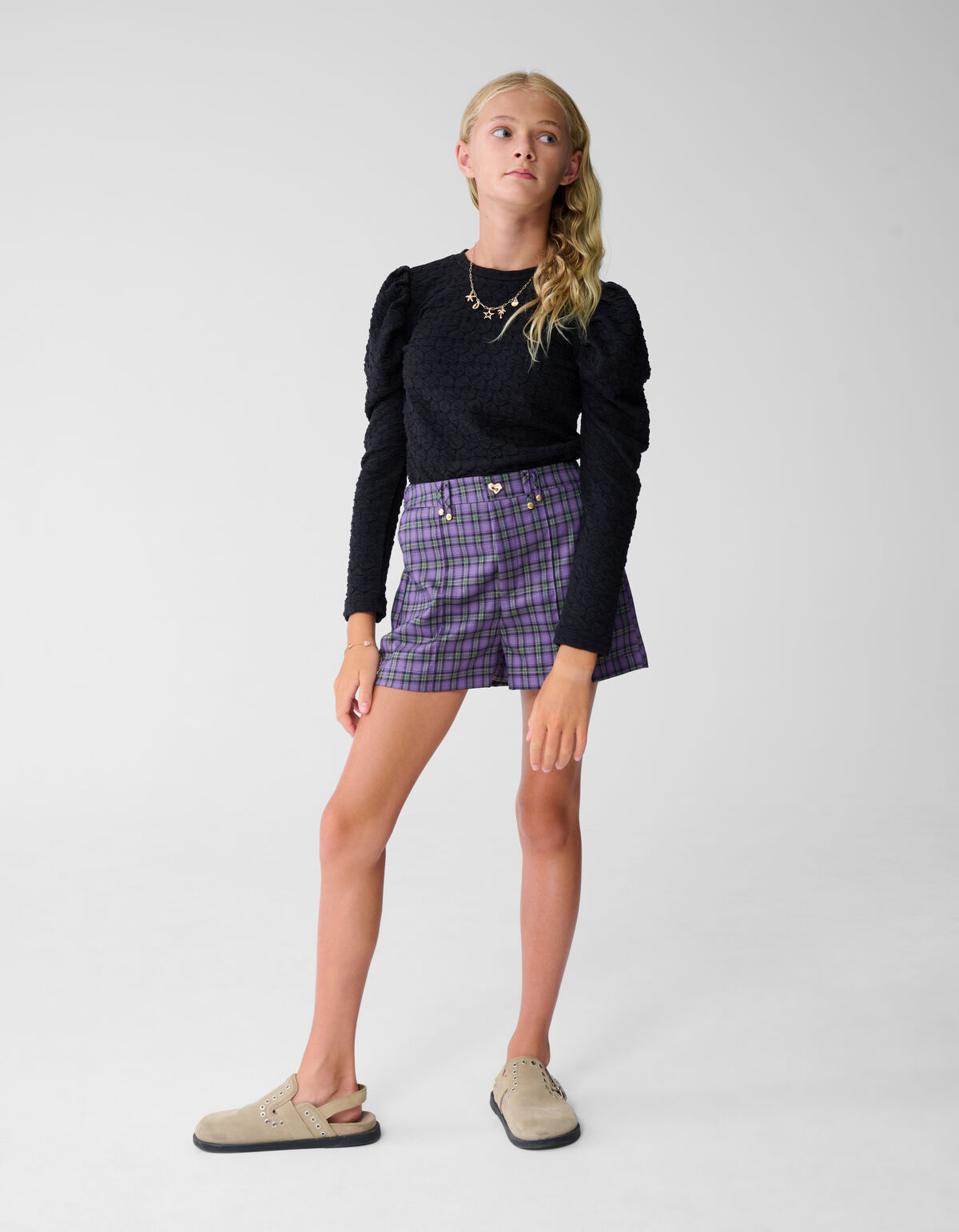 Ruiten Short Paars SHOEBY GIRLS