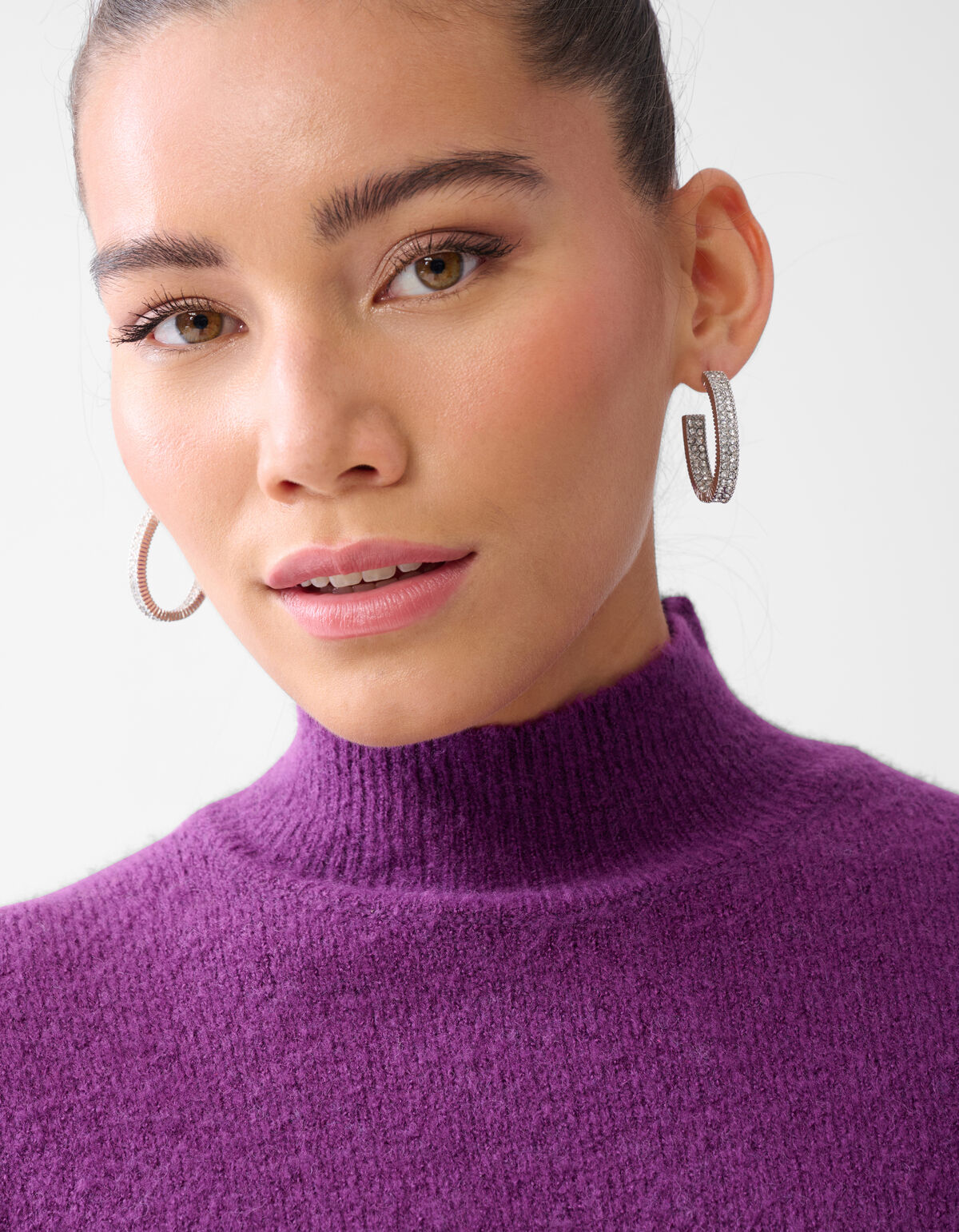 Studio Strass Trui Donkerpaars SHOEBY WOMEN