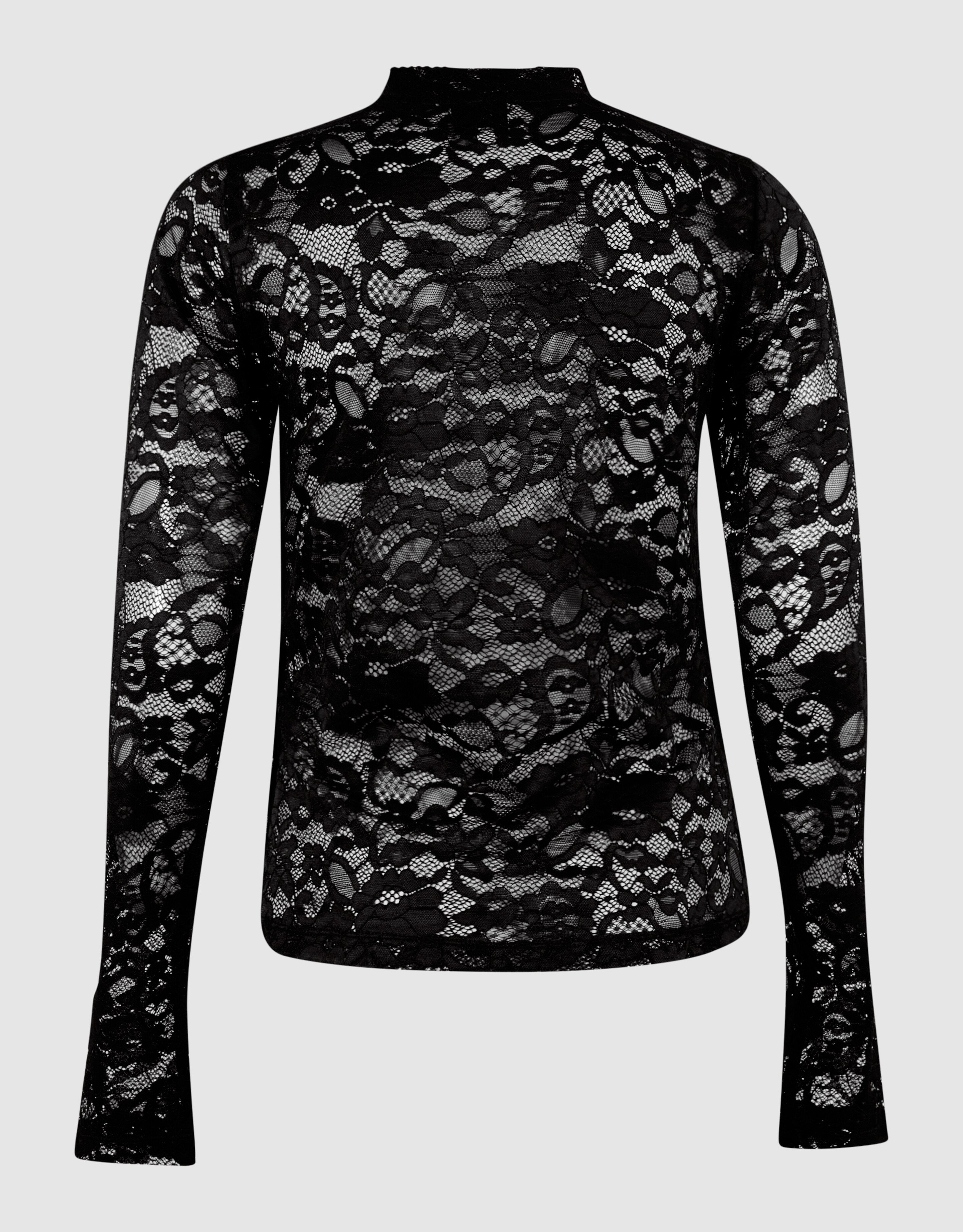 Kanten Top Zwart SHOEBY WOMEN