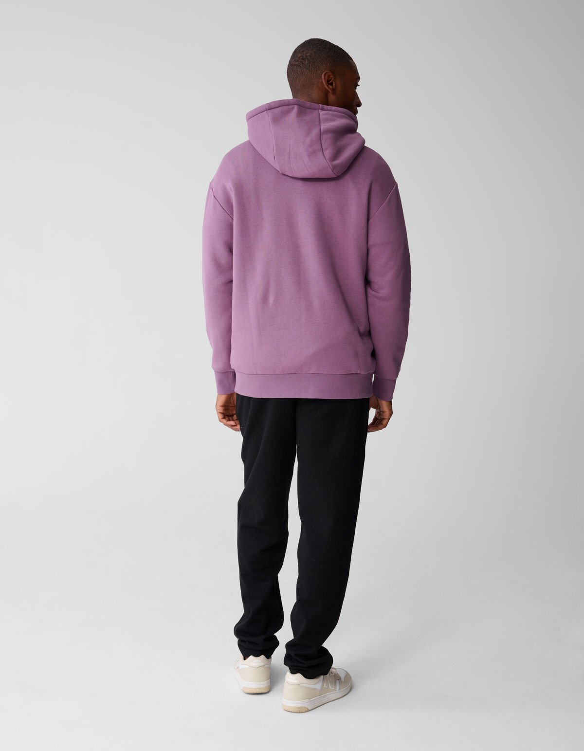 Sweat Hoodie Paars SHOEBY MEN