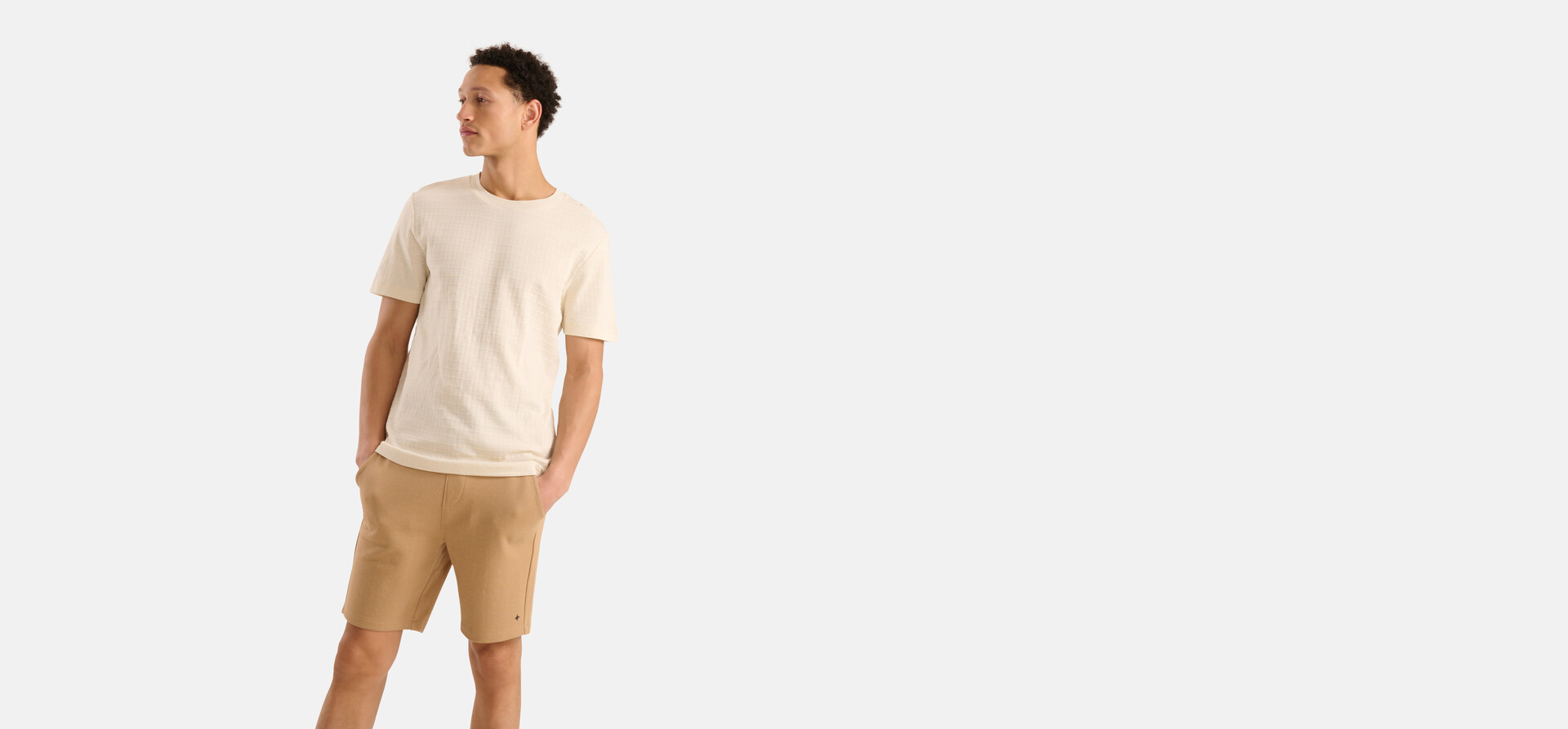 Sweat Short Lichtbruin SHOEBY MEN