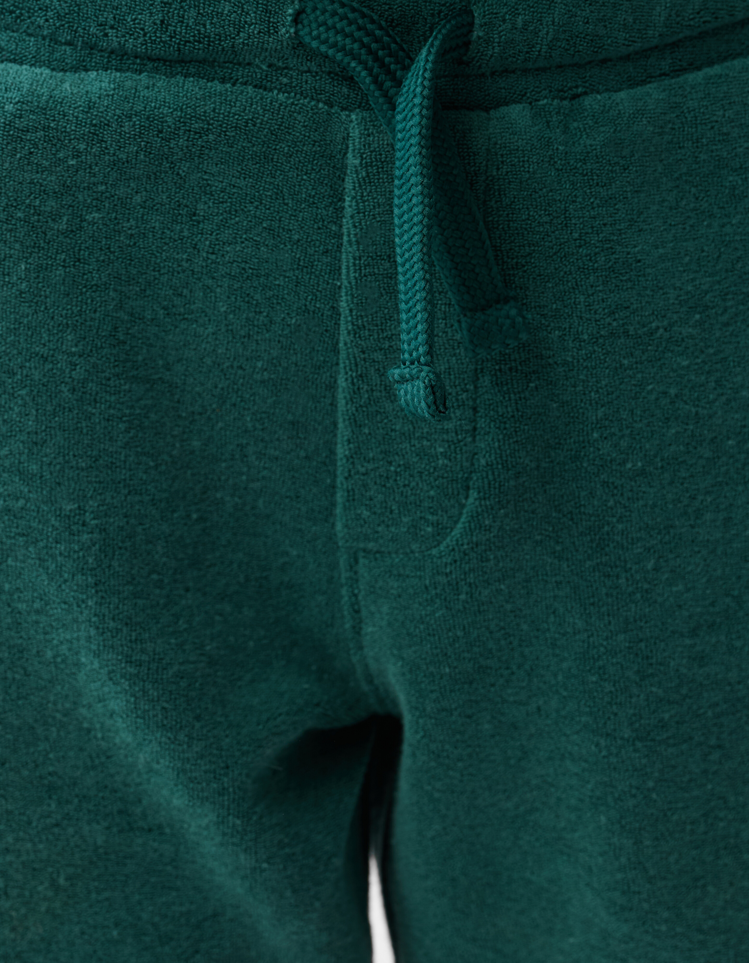 Towling Short Donkergroen SHOEBY BOYS