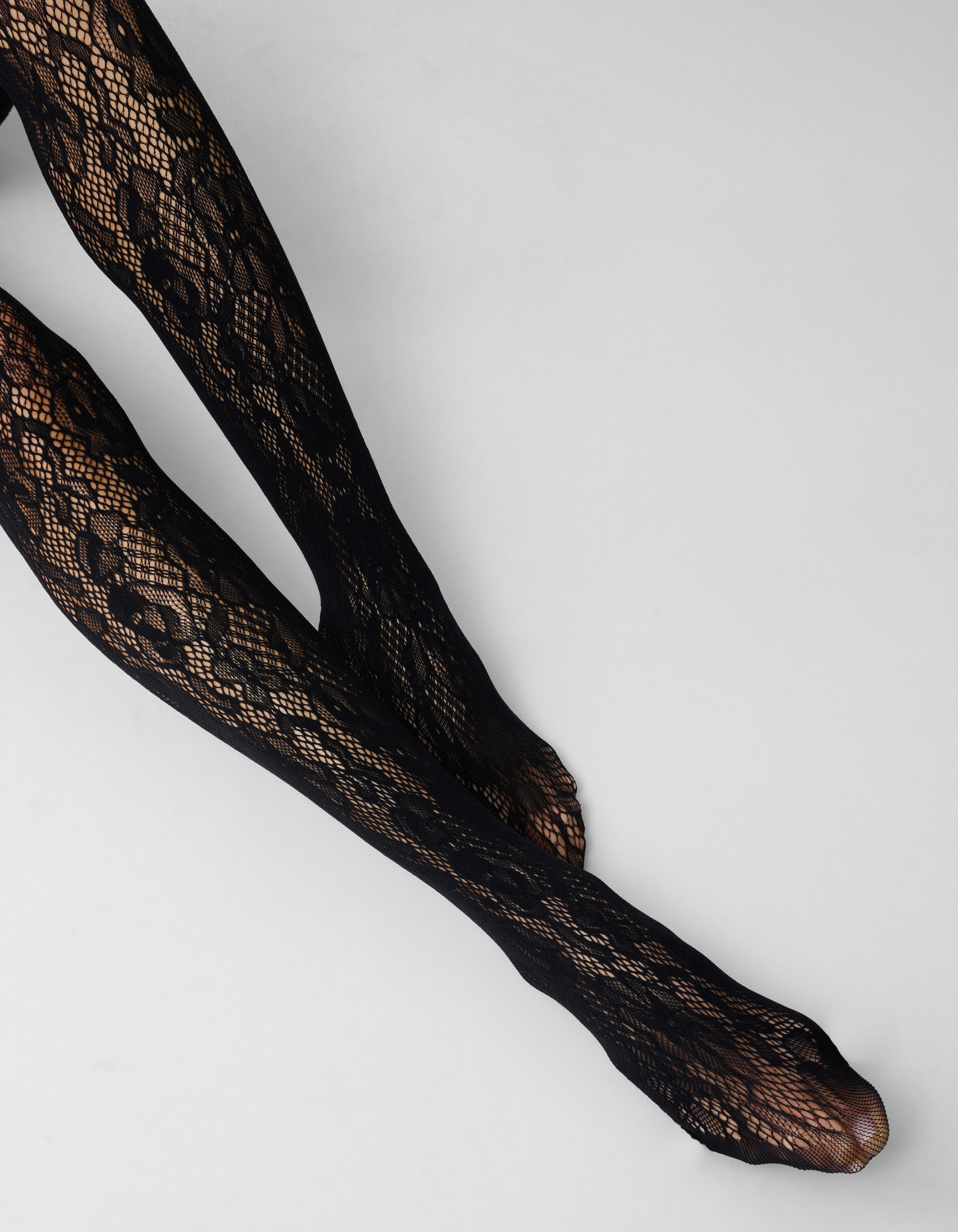 Kanten Panty Zwart SHOEBY ACCESSOIRES