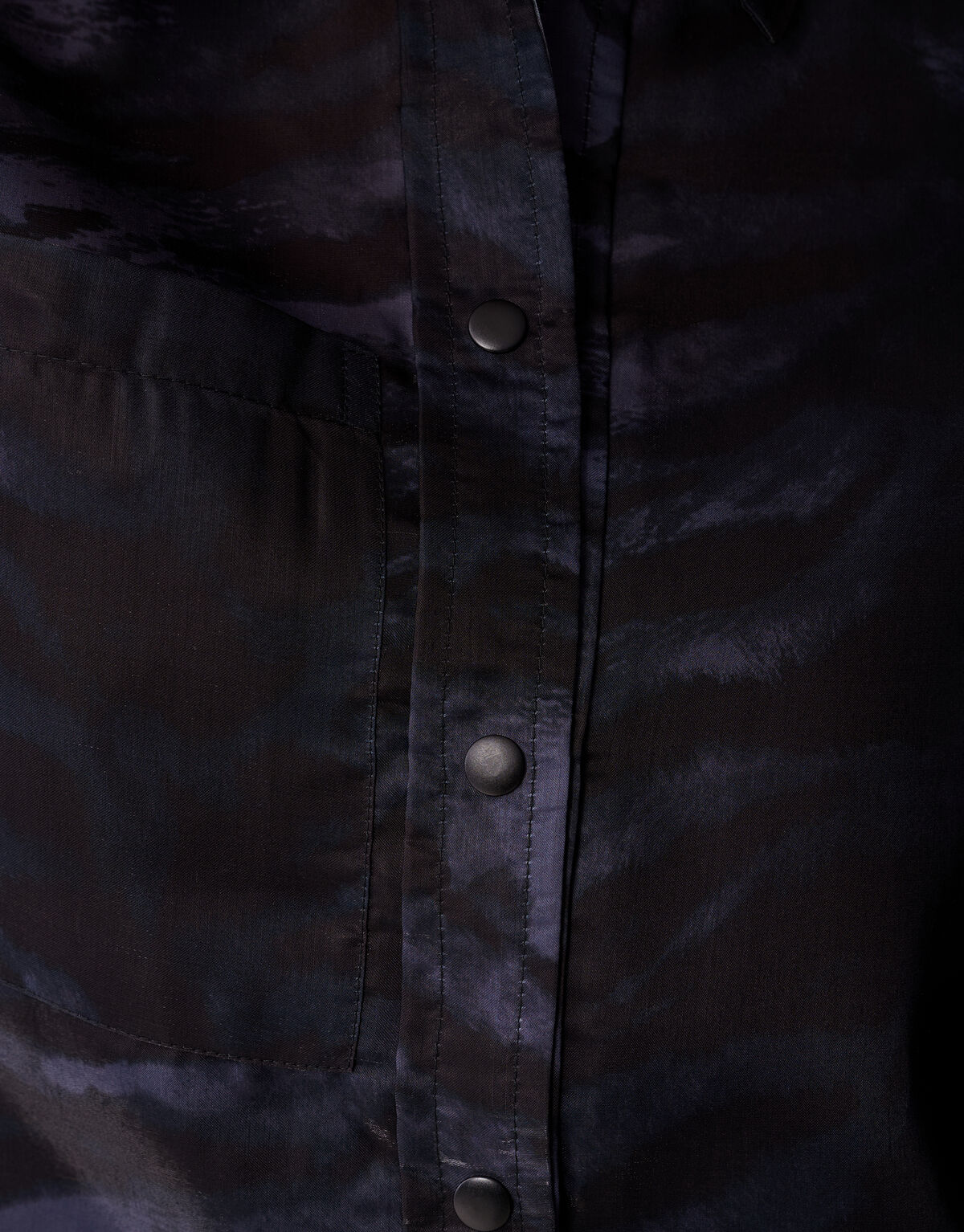 Printed Zebra Blouse Donkergrijs SHOEBY WOMEN
