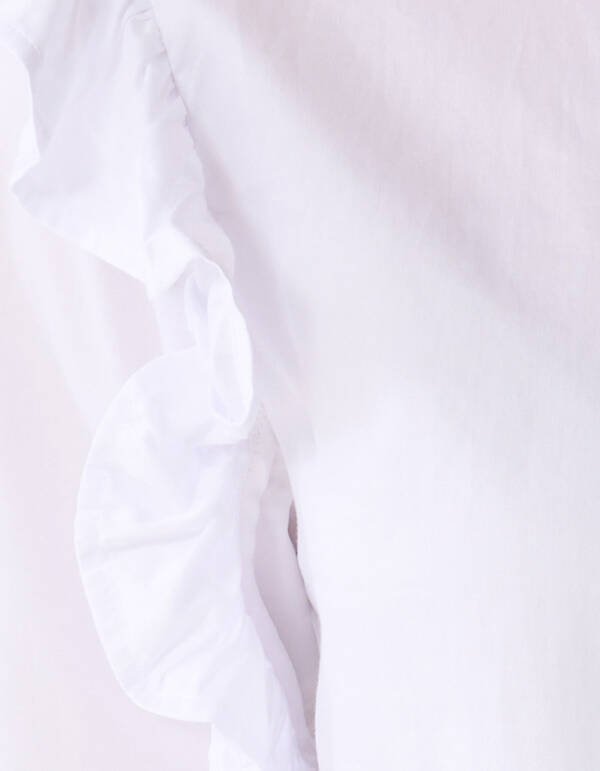 Ruffle Blouse Wit SHOEBY WOMEN
