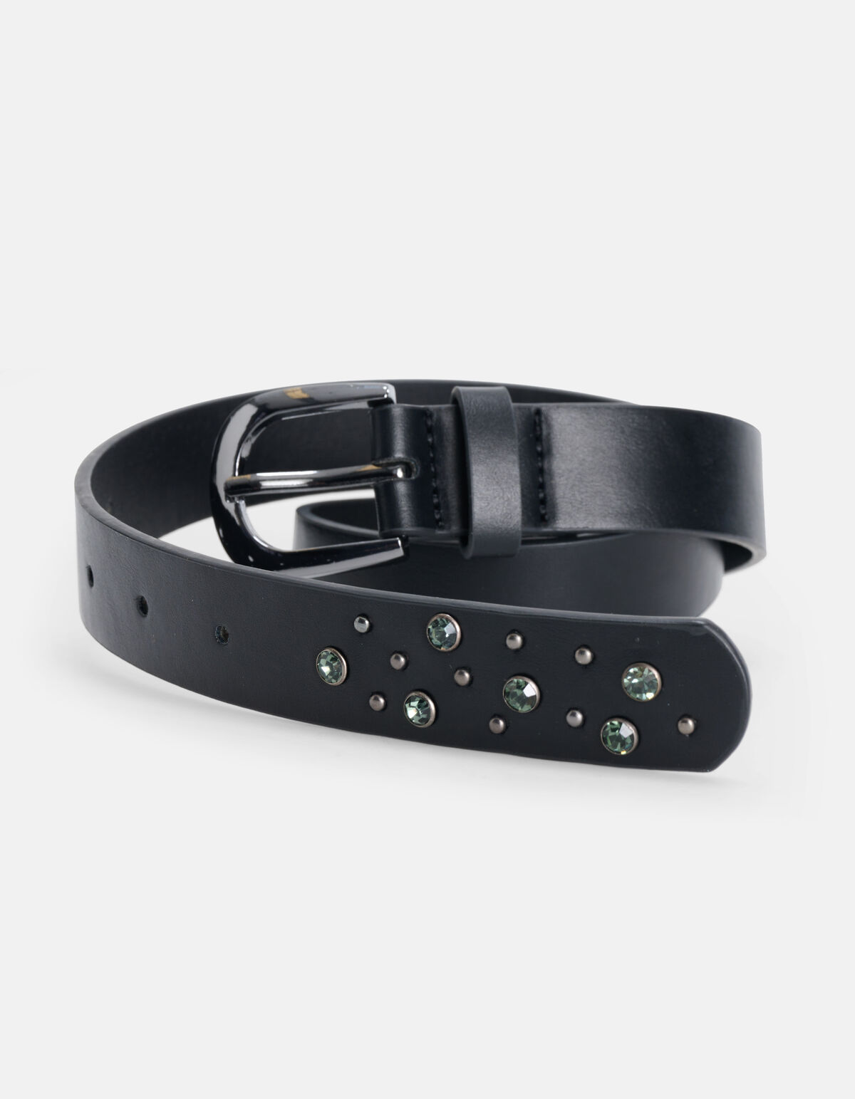 Strass Riem Zwart SHOEBY ACCESSOIRES