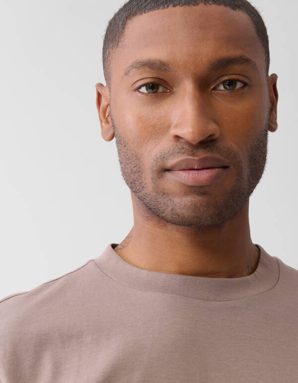 Studio Artwork T-shirt Lichtbruin SHOEBY MEN