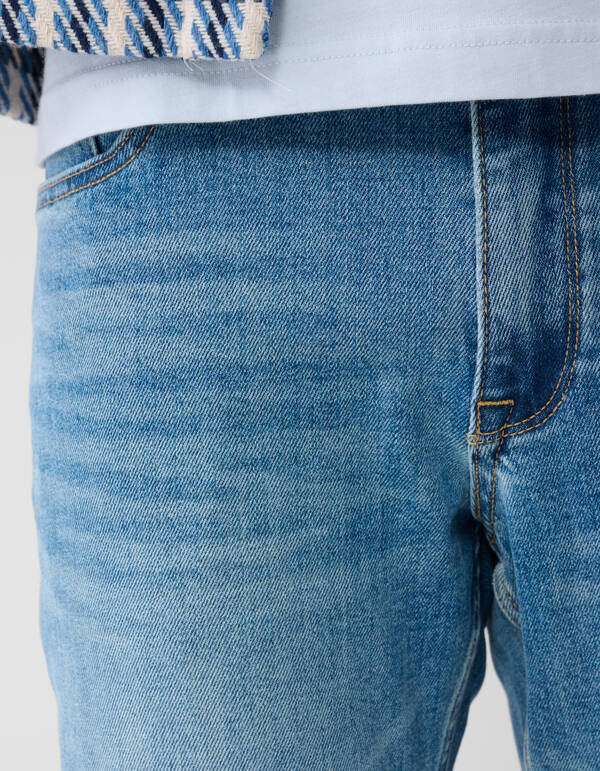 Straight Fit Jeans Blauw L34 SHOEBY MEN