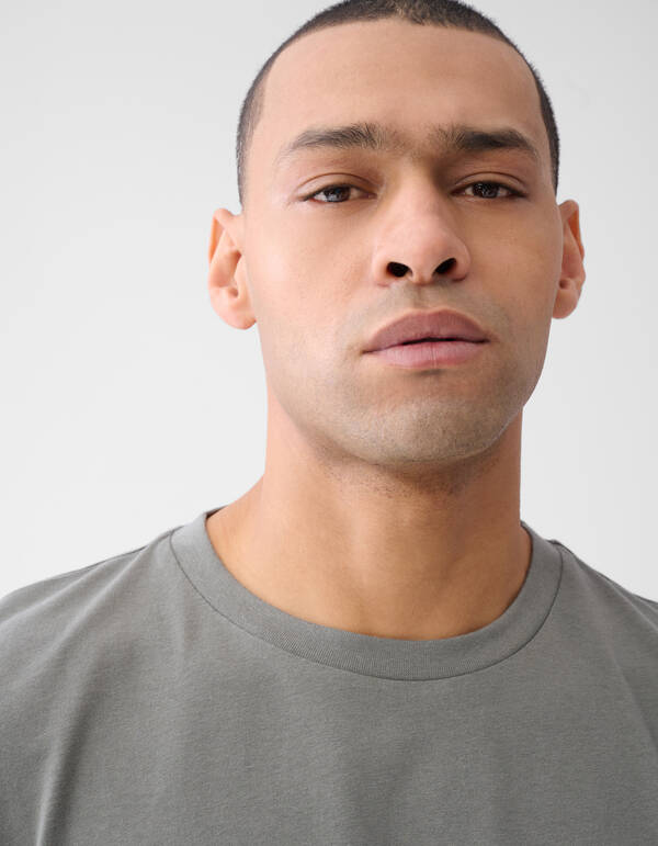 Artwork T-shirt Donkergroen SHOEBY MEN