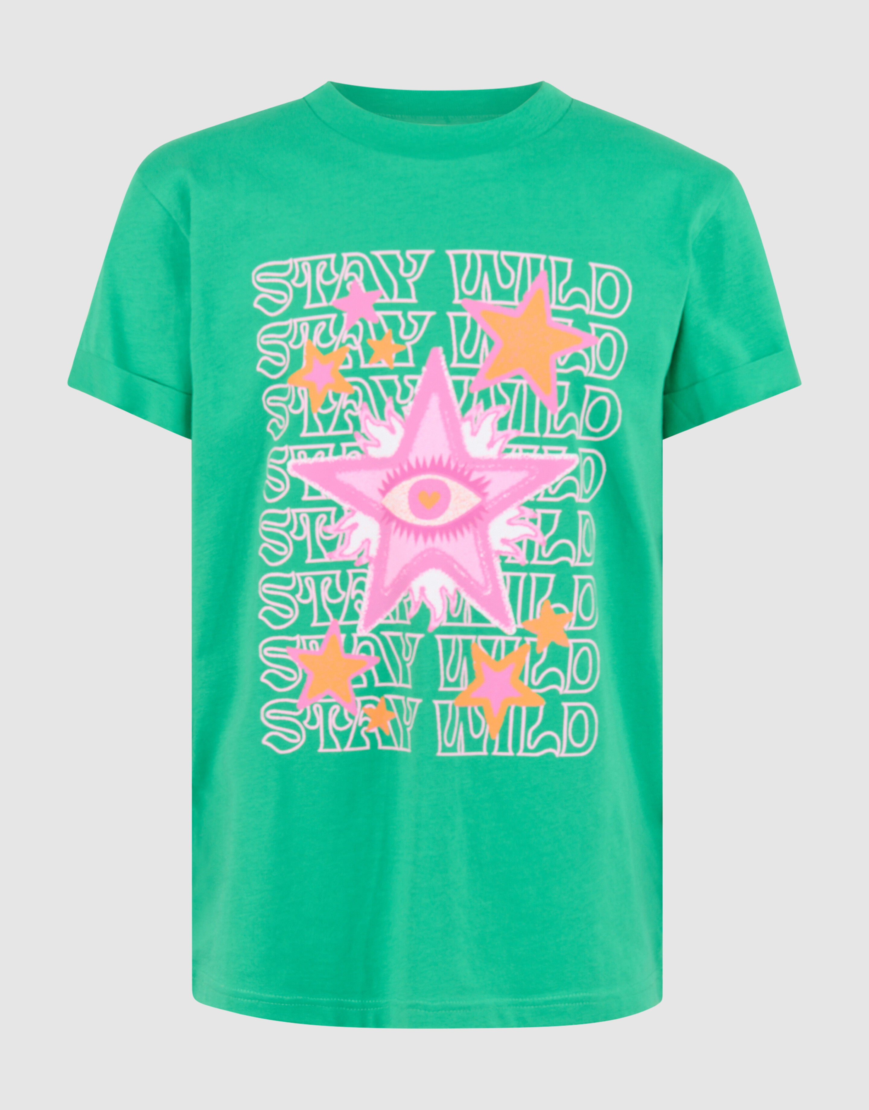 Artwork T-shirt Groen SHOEBY GIRLS