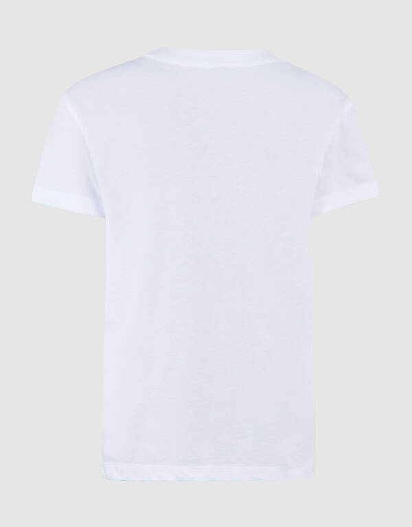Rue De Fleur Artwork T-shirt Wit SHOEBY GIRLS
