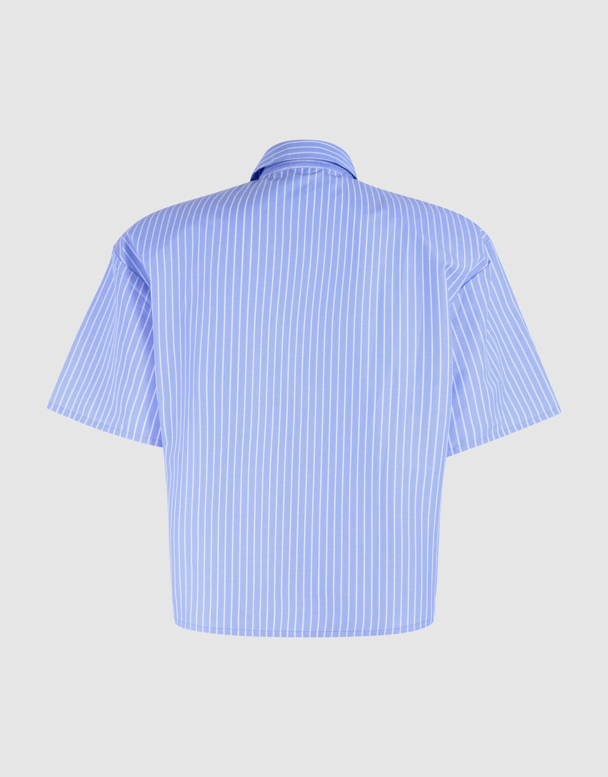 Oversized Pinstripe Blouse Lichtblauw SHOEBY WOMEN