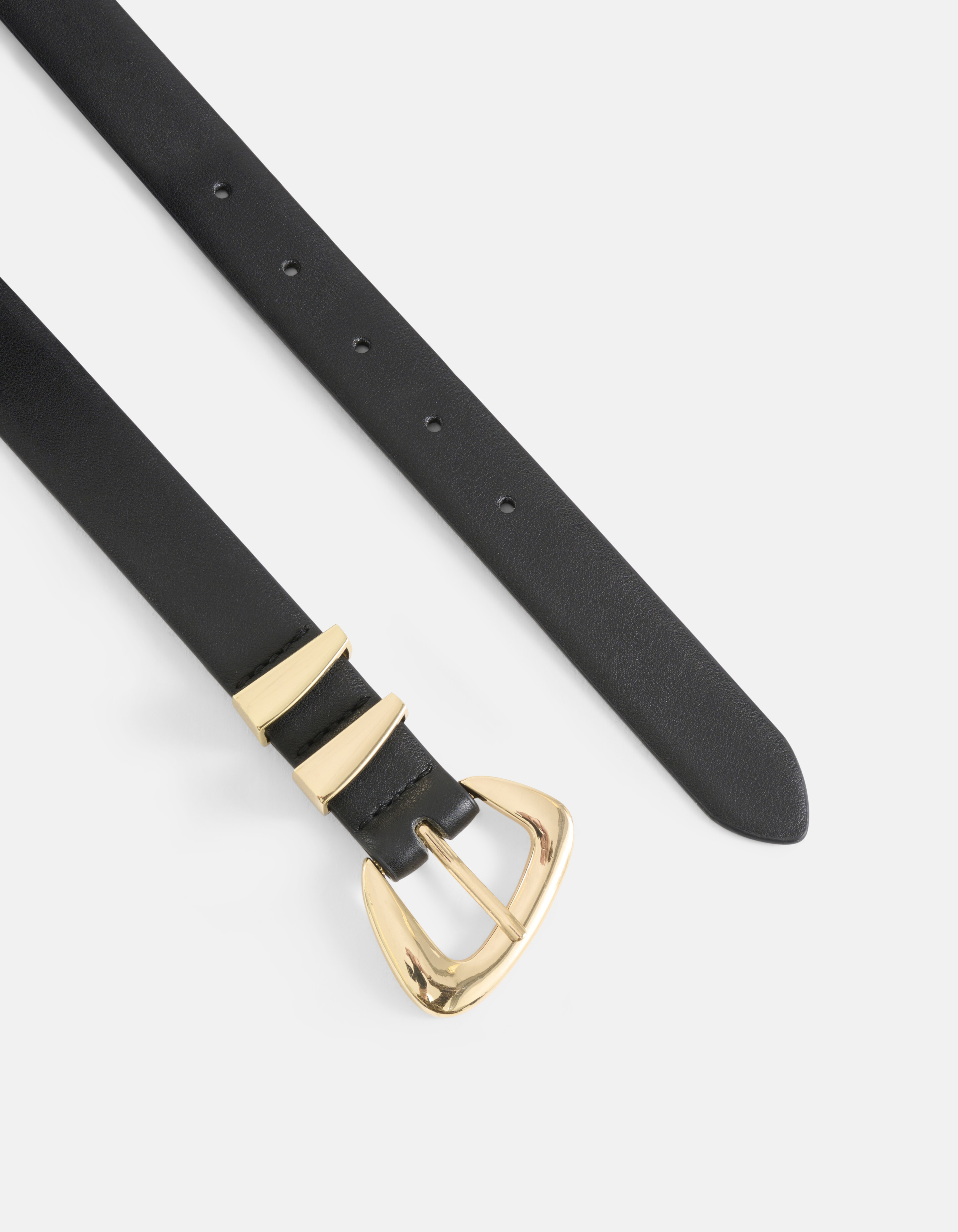 Asymmetrische Riem Zwart SHOEBY ACCESSOIRES
