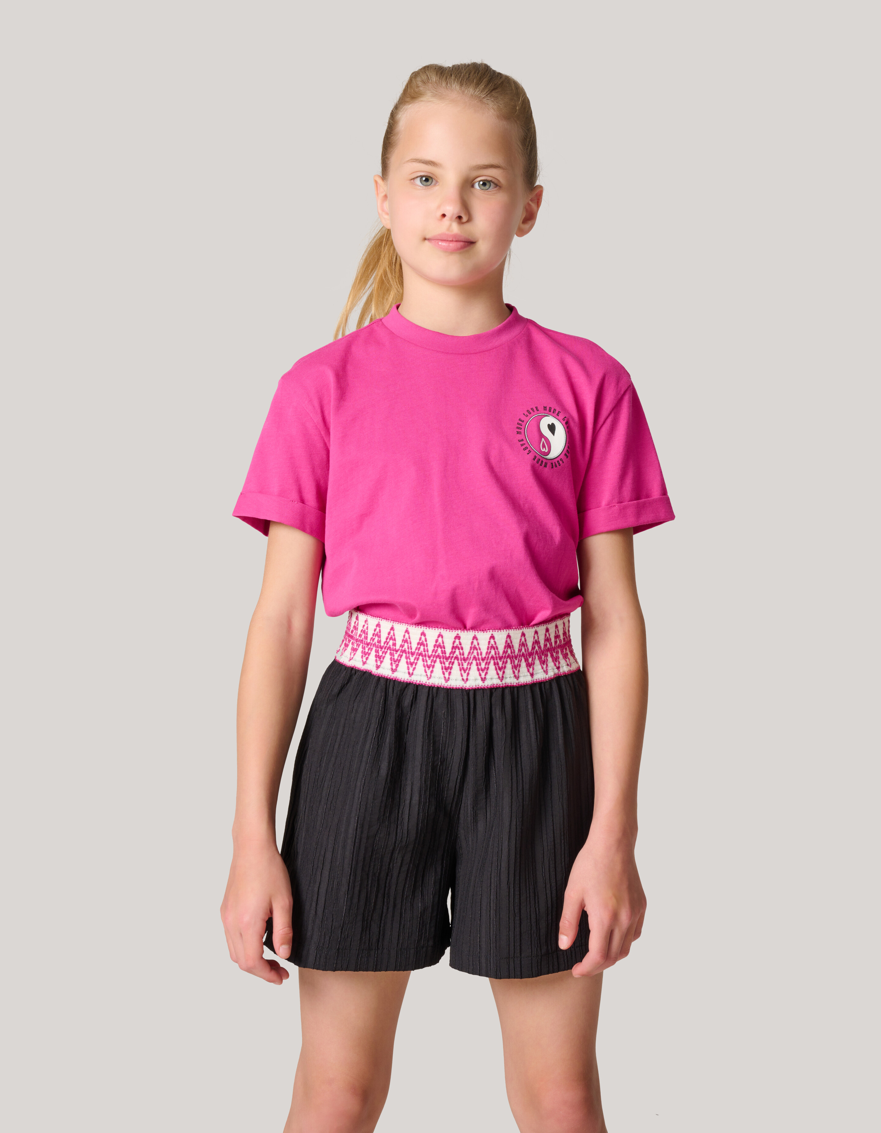 Structuur Short Zwart SHOEBY GIRLS