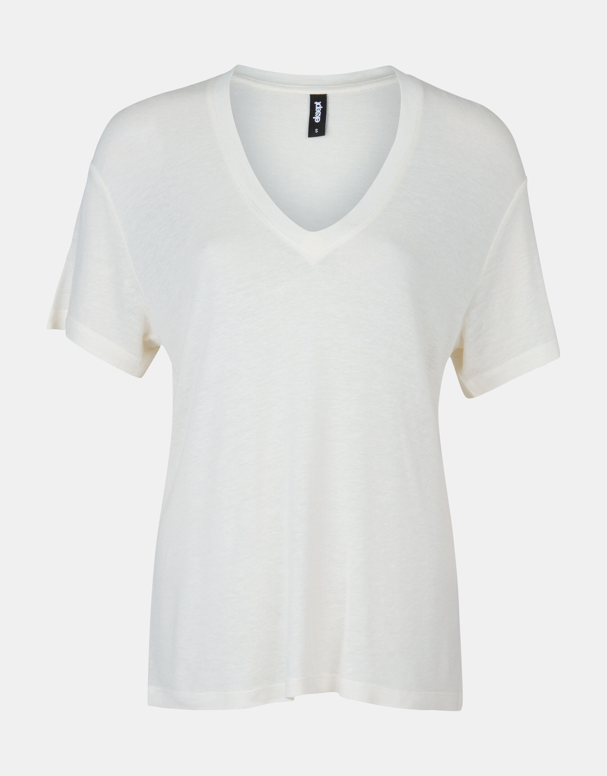 Linnen Mix T shirt Shoeby