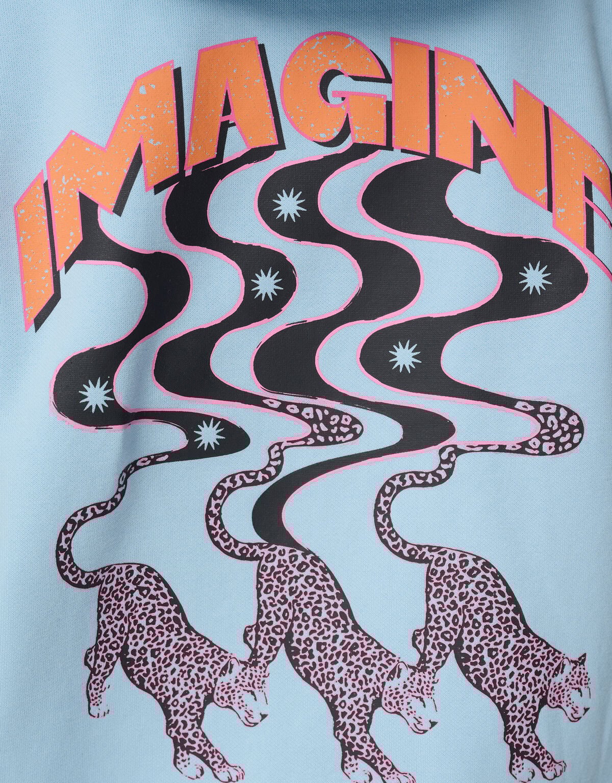 Imagine Artwork Hoodie Lichtblauw SHOEBY GIRLS