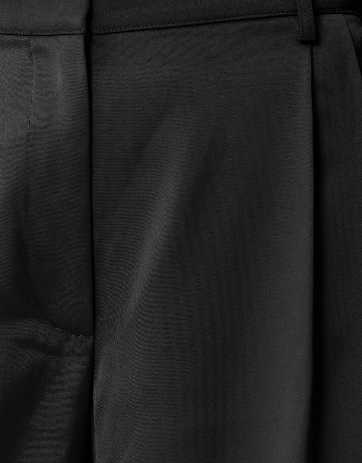 Satijnen Pantalon Zwart By Mieke SHOEBY WOMEN