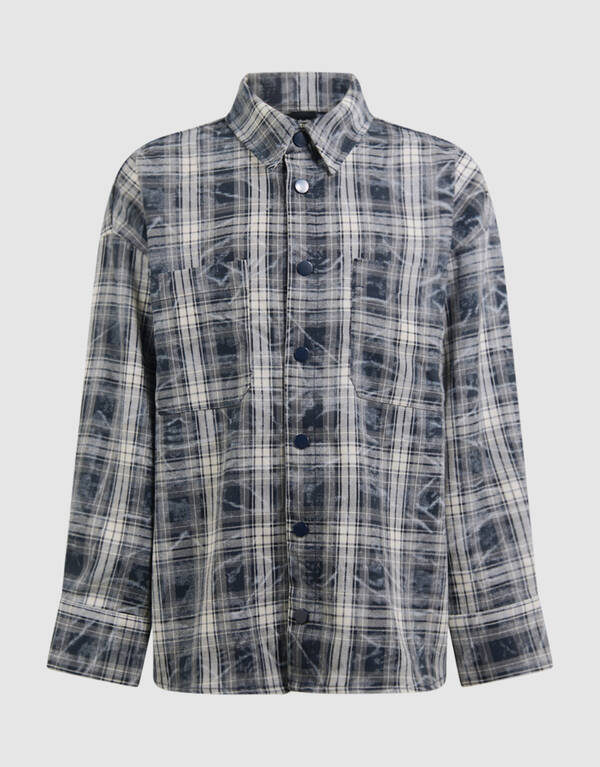 Destroyed Ruiten Overshirt Grijs SHOEBY BOYS