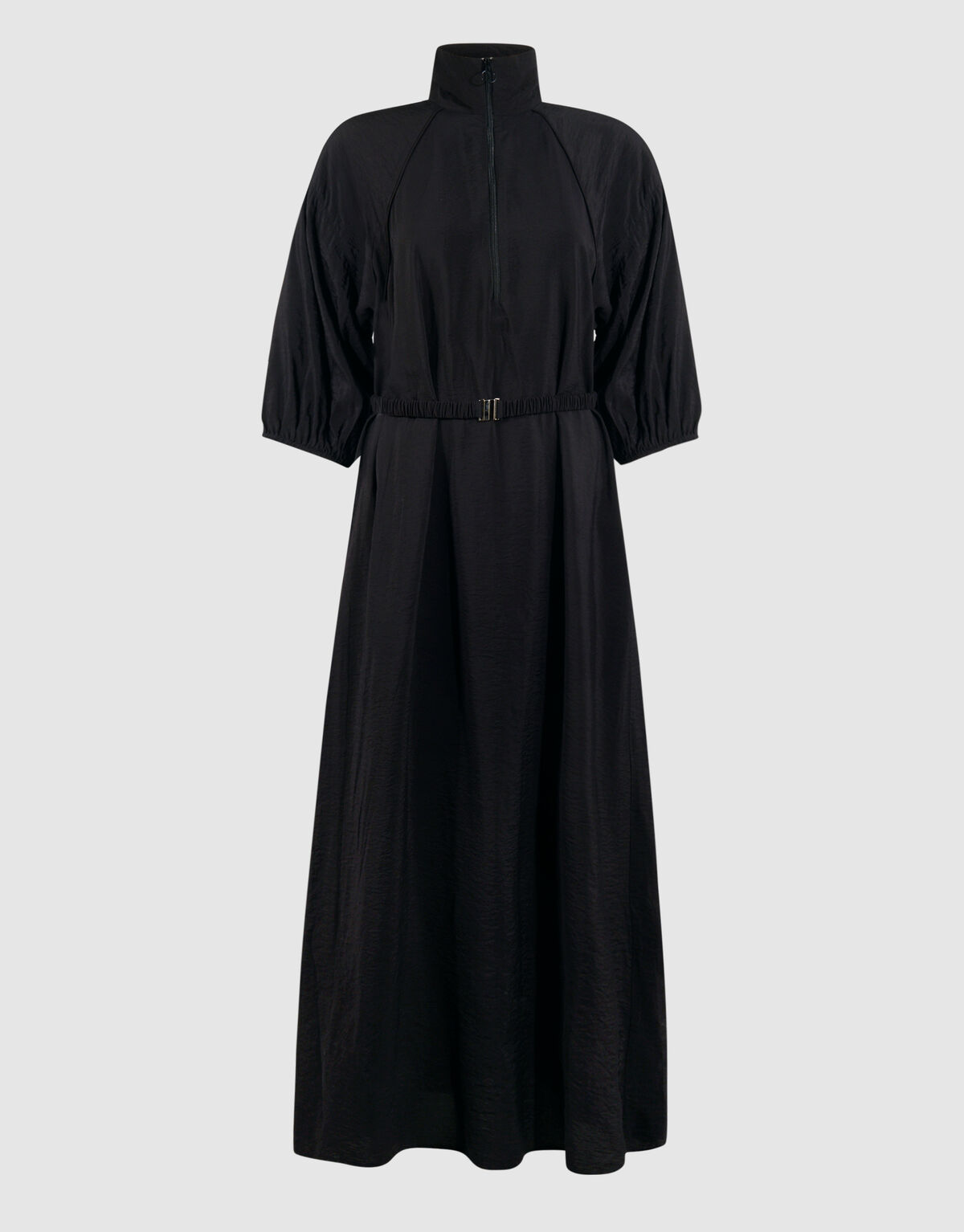 Sporty Tracksuit Maxi Jurk Zwart SHOEBY WOMEN