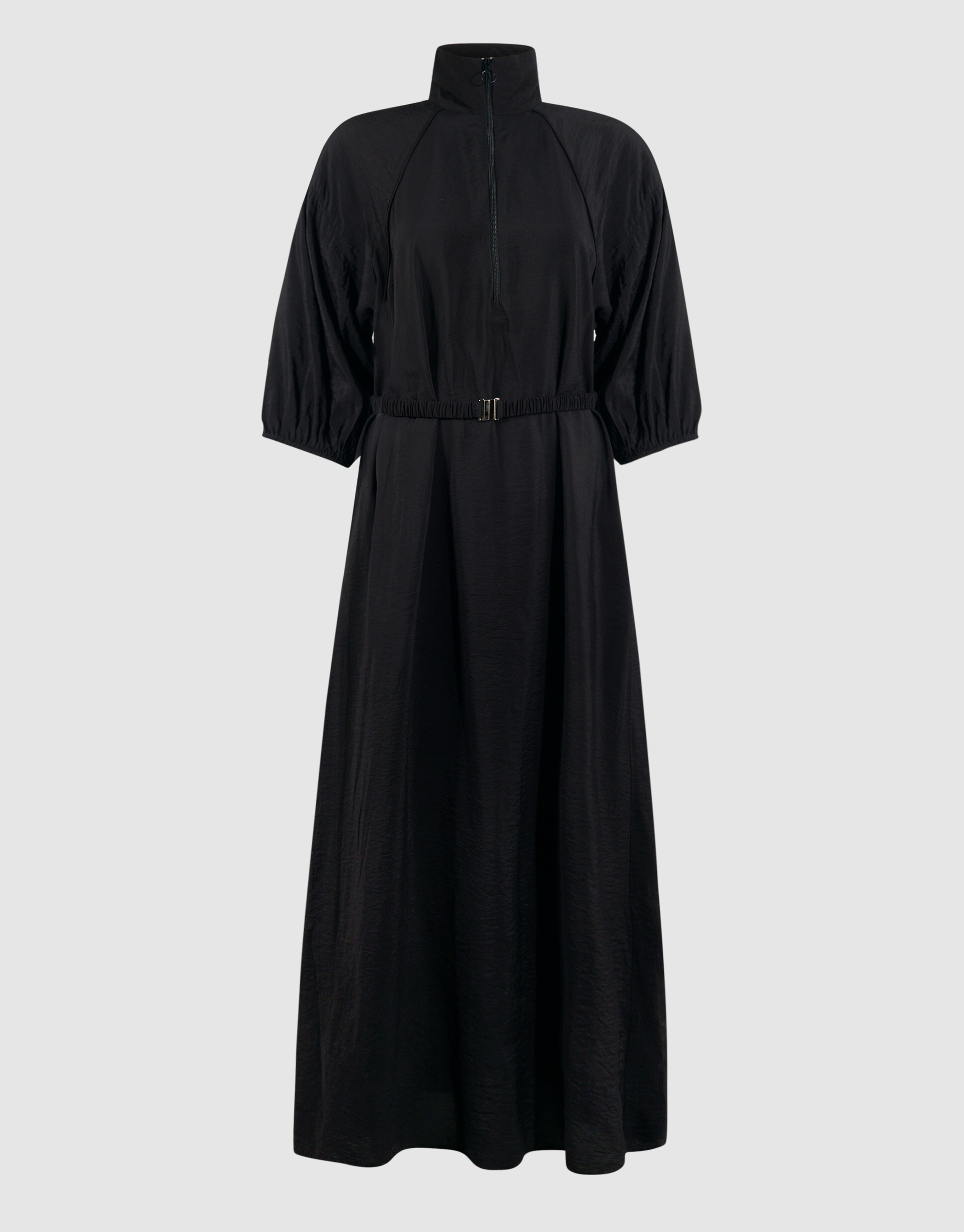 Sporty Tracksuit Maxi Jurk Zwart SHOEBY WOMEN