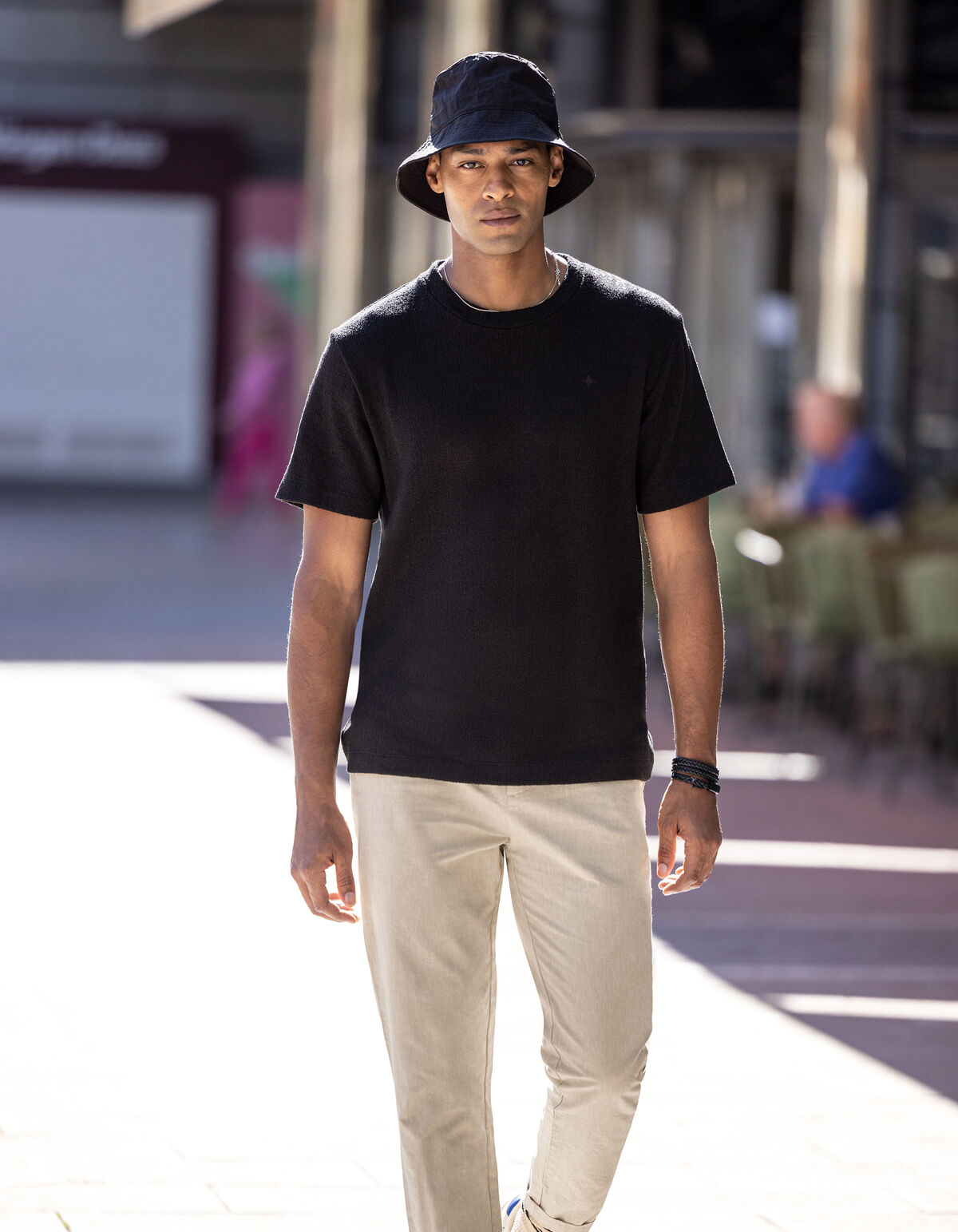 Boucle T-shirt Zwart SHOEBY MEN