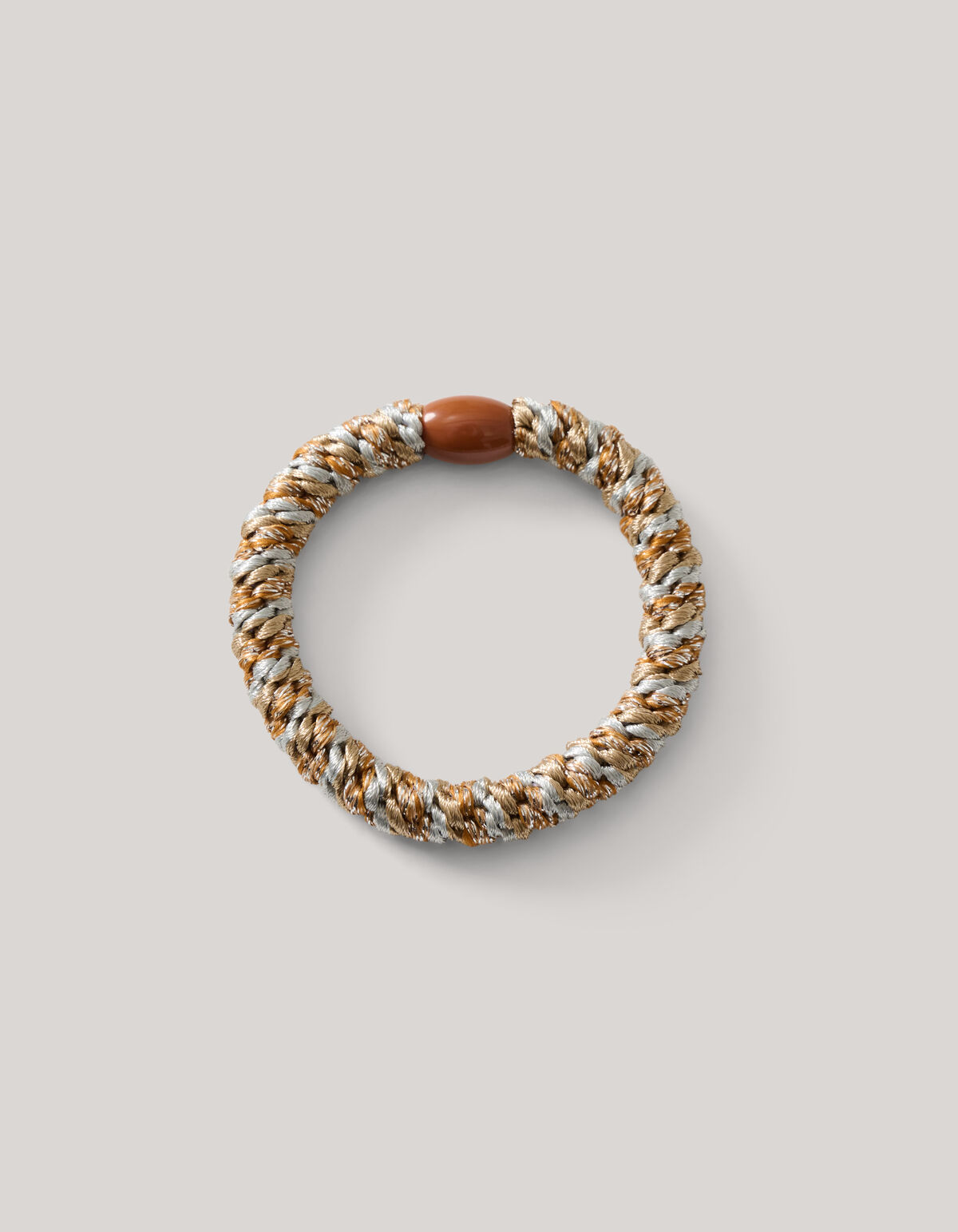 Lurex Haarelastiek Beige SHOEBY ACCESSOIRES