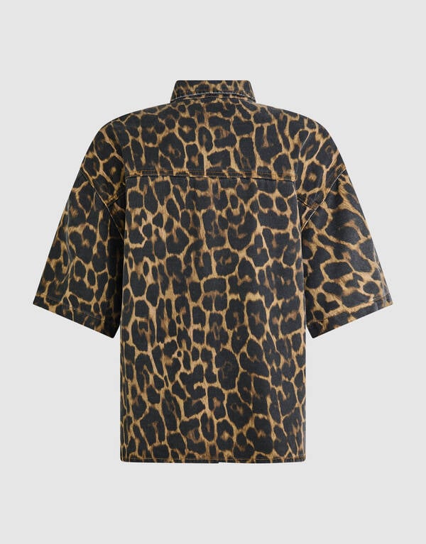 Jaguar Denim Blouse Bruin SHOEBY WOMEN