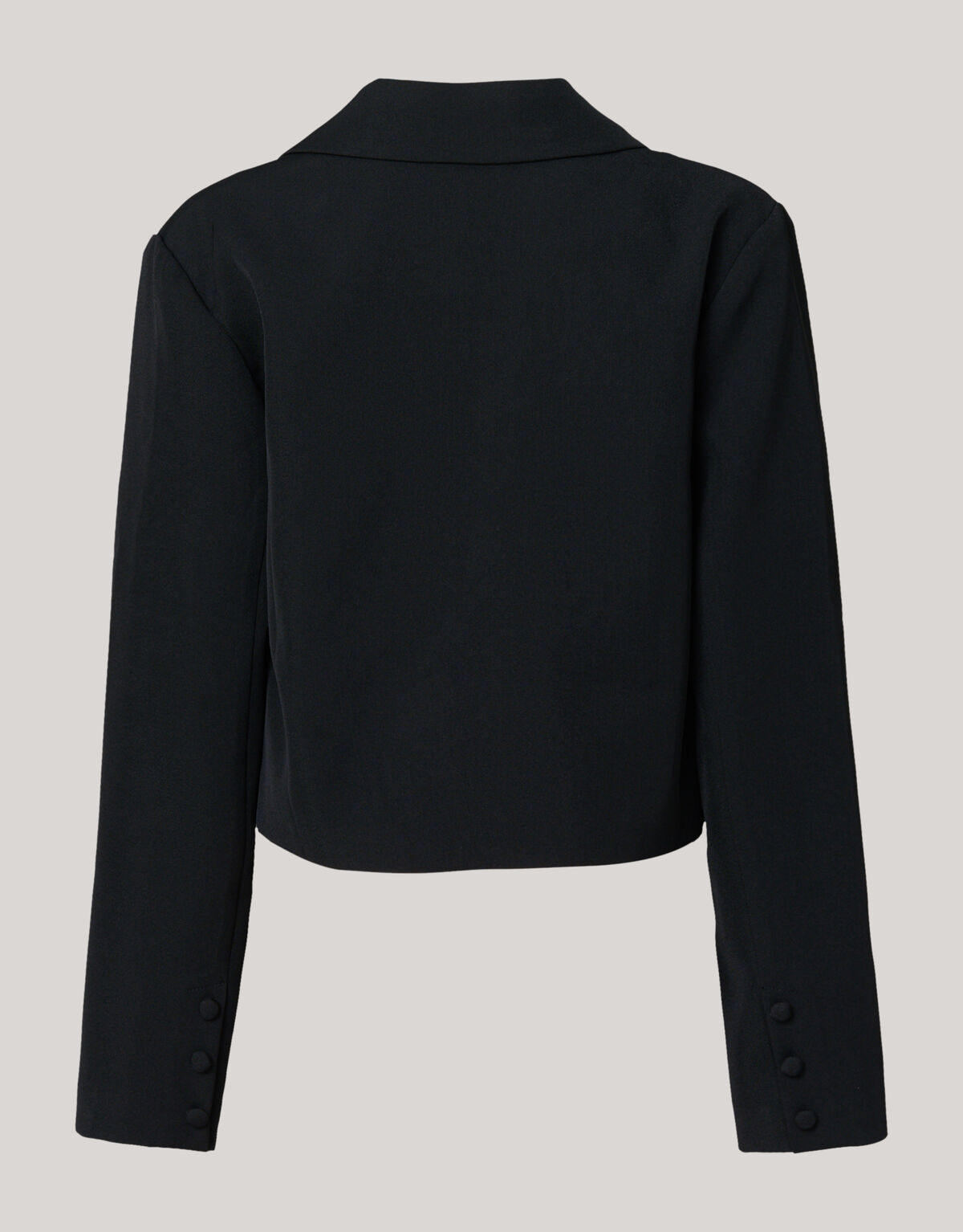 Cropped Blazer Zwart SHOEBY GIRLS