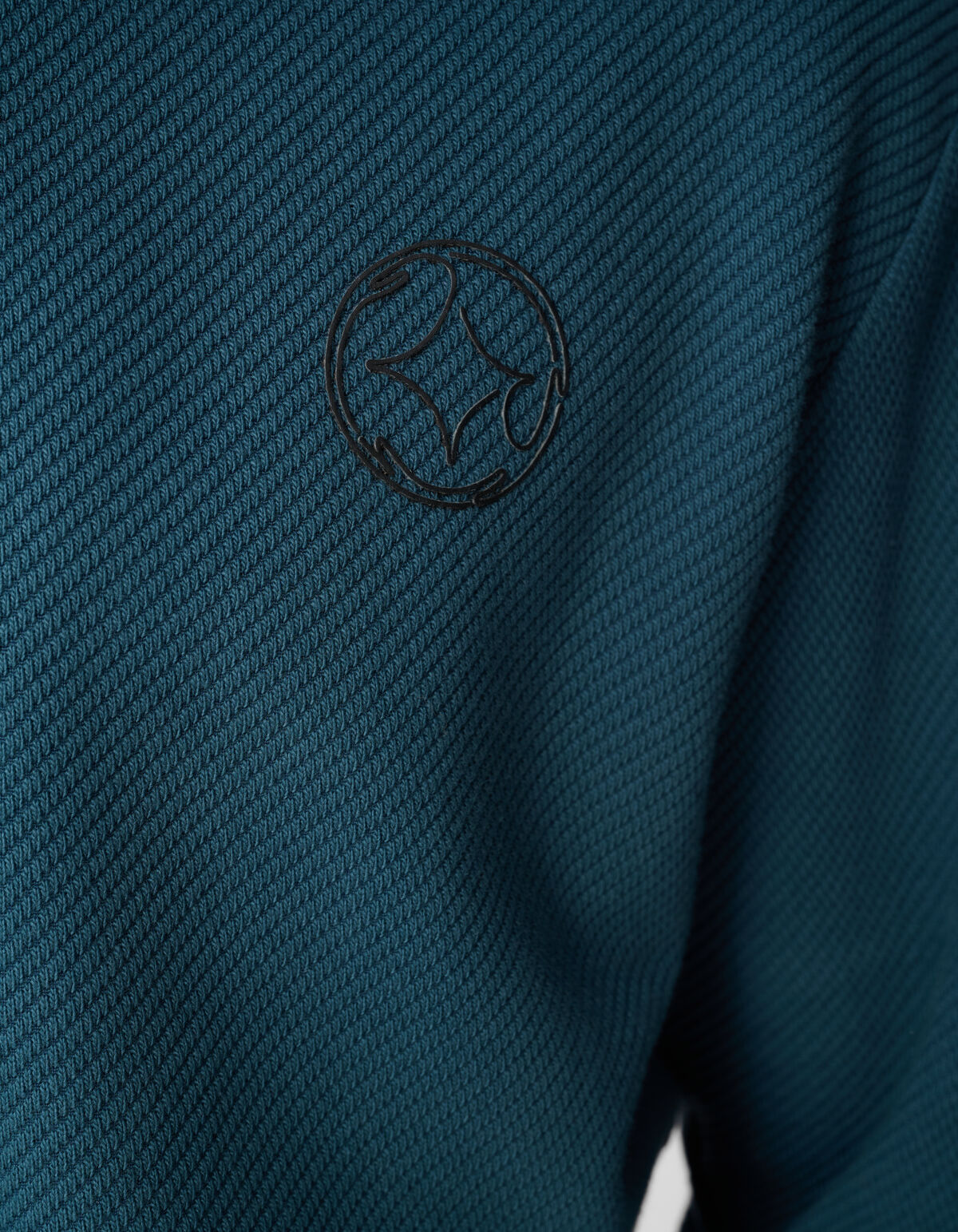 Half Zip Sweater Donkergroen SHOEBY MEN