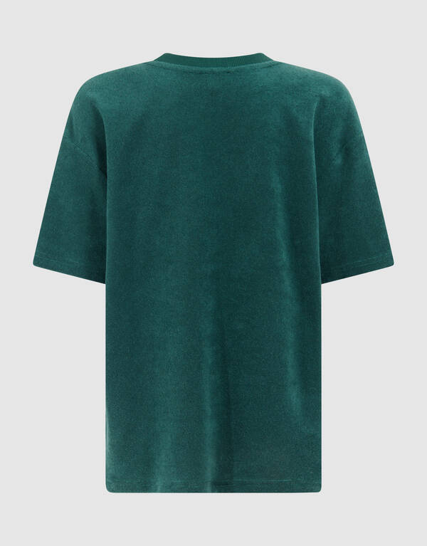 Towling T-shirt Donkergroen SHOEBY BOYS