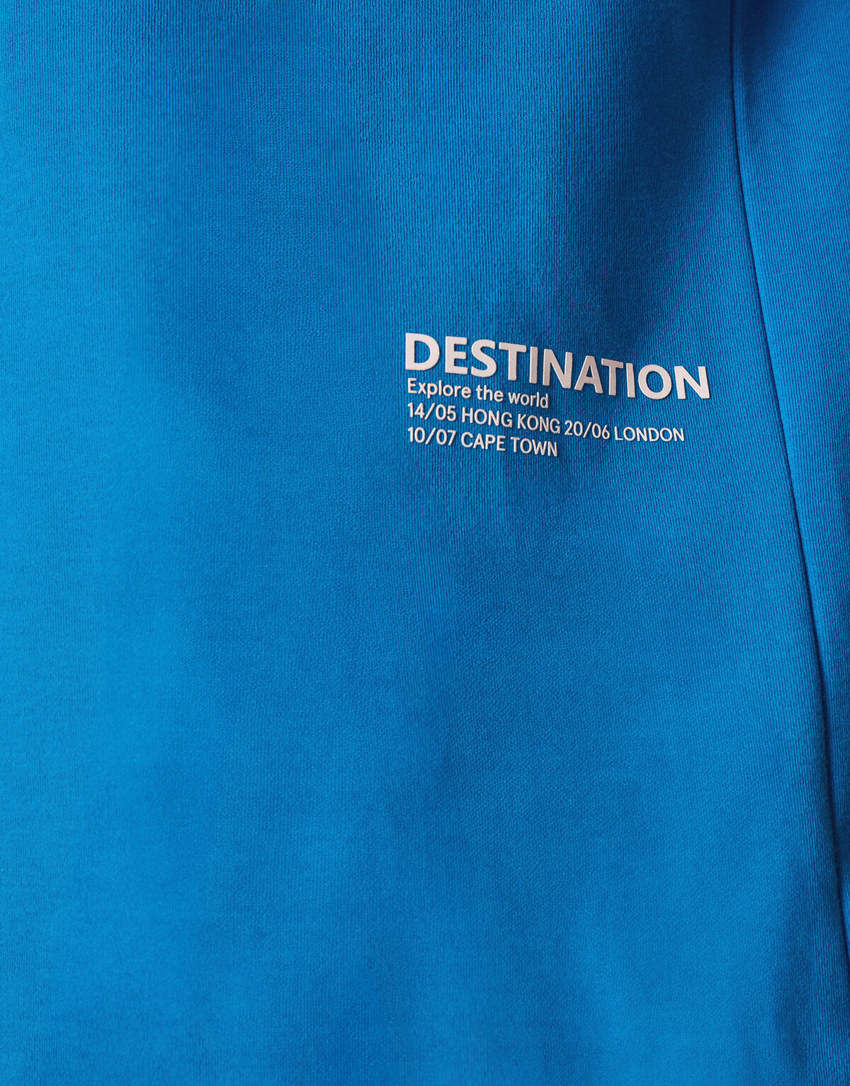 Basic T-shirt Blauw SHOEBY MEN