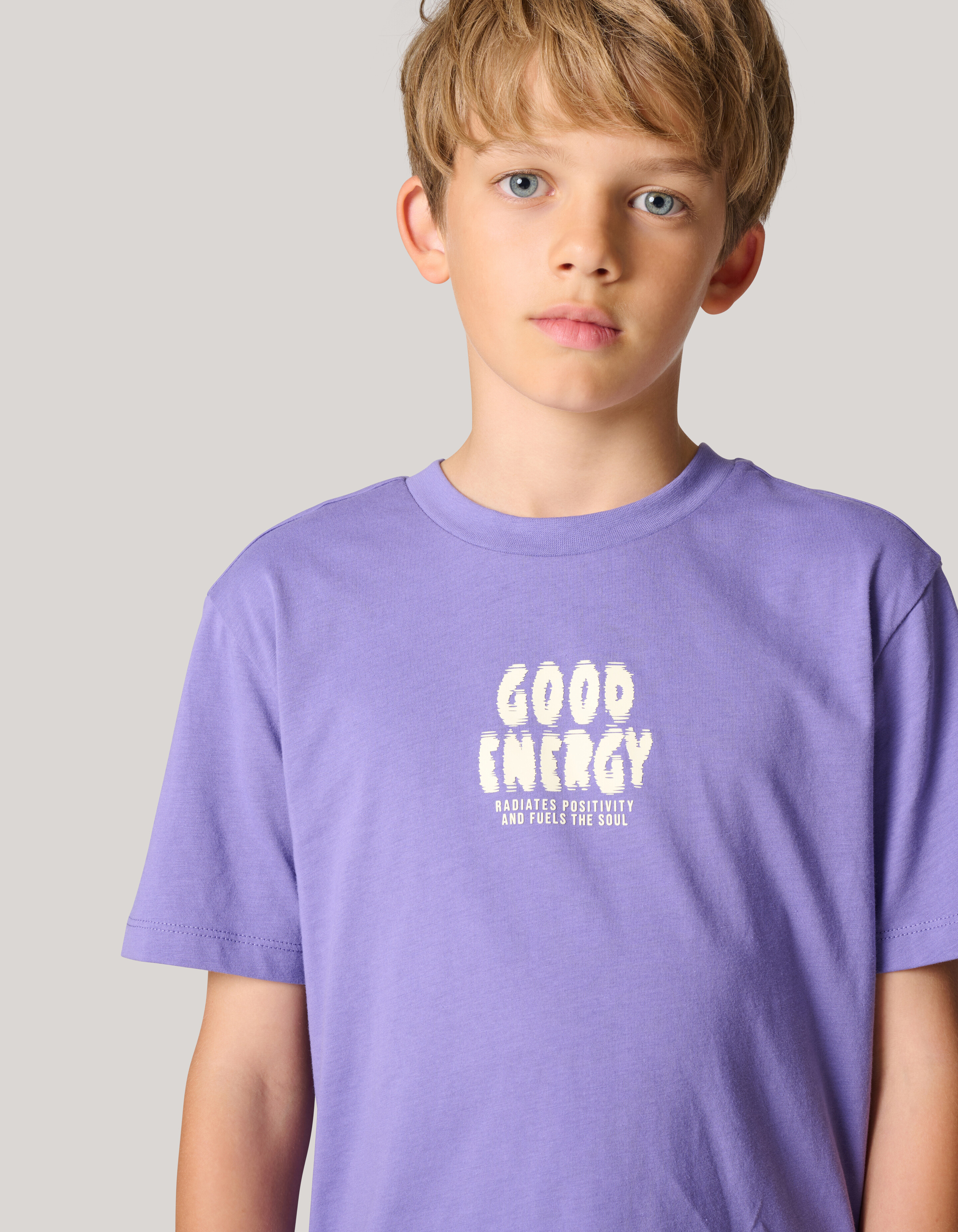 Artwork T-shirt Paars SHOEBY BOYS