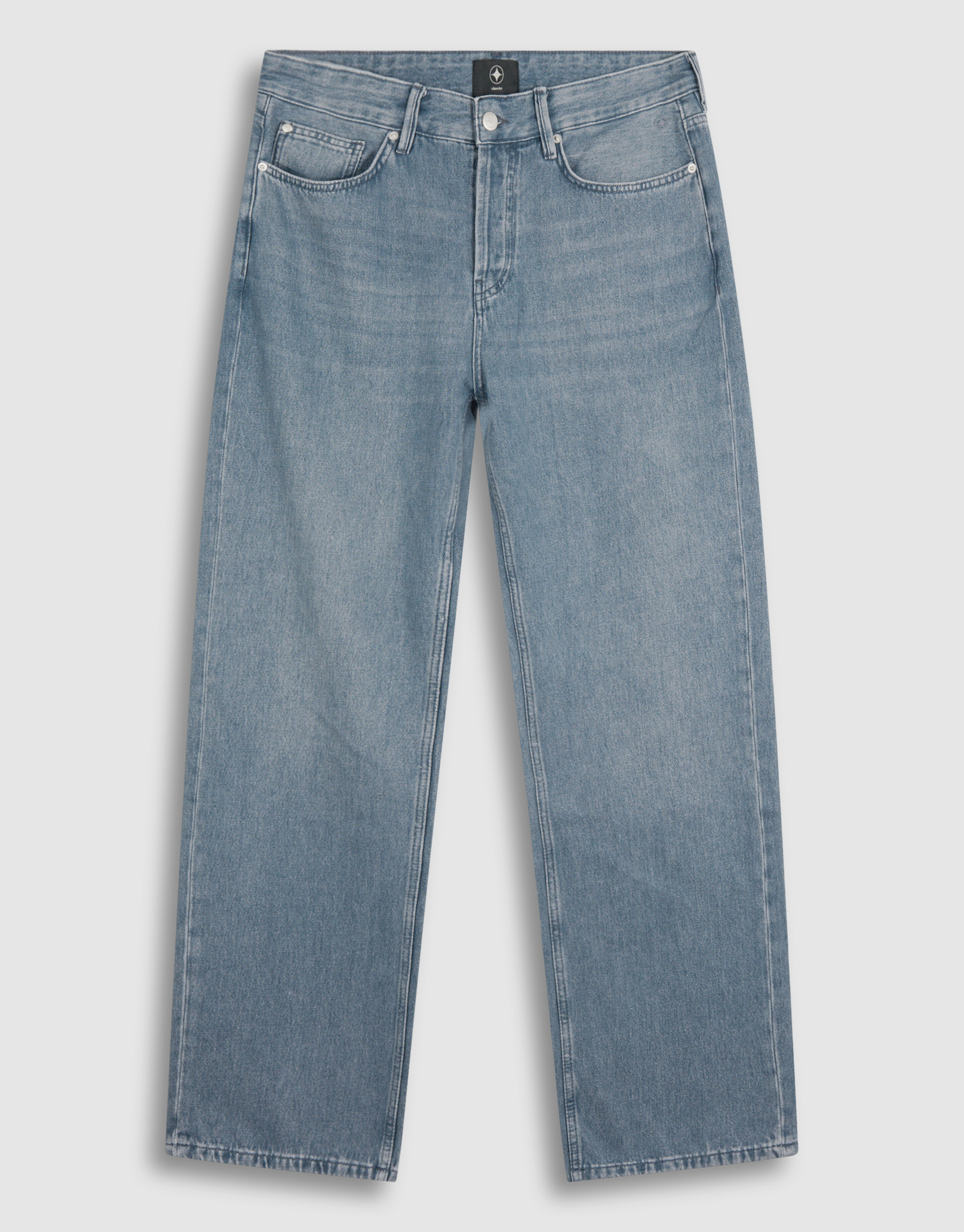 Relaxed Fit Jeans Blauw/Grijs SHOEBY MEN