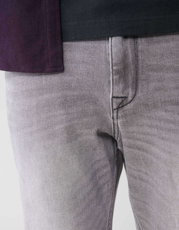 Straight Fit Jeans Grijs L34 SHOEBY MEN