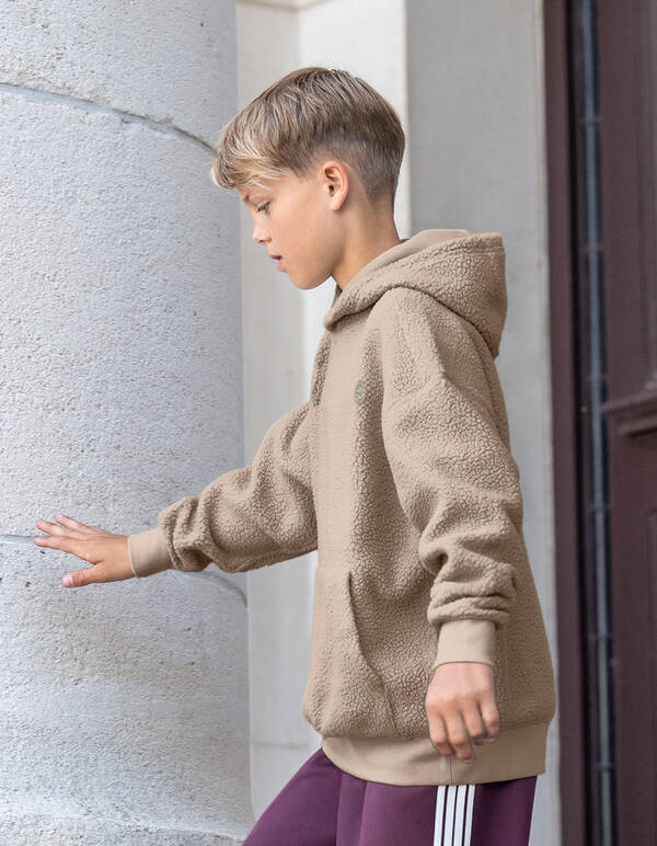 Teddy Hoodie Lichtbruin SHOEBY BOYS