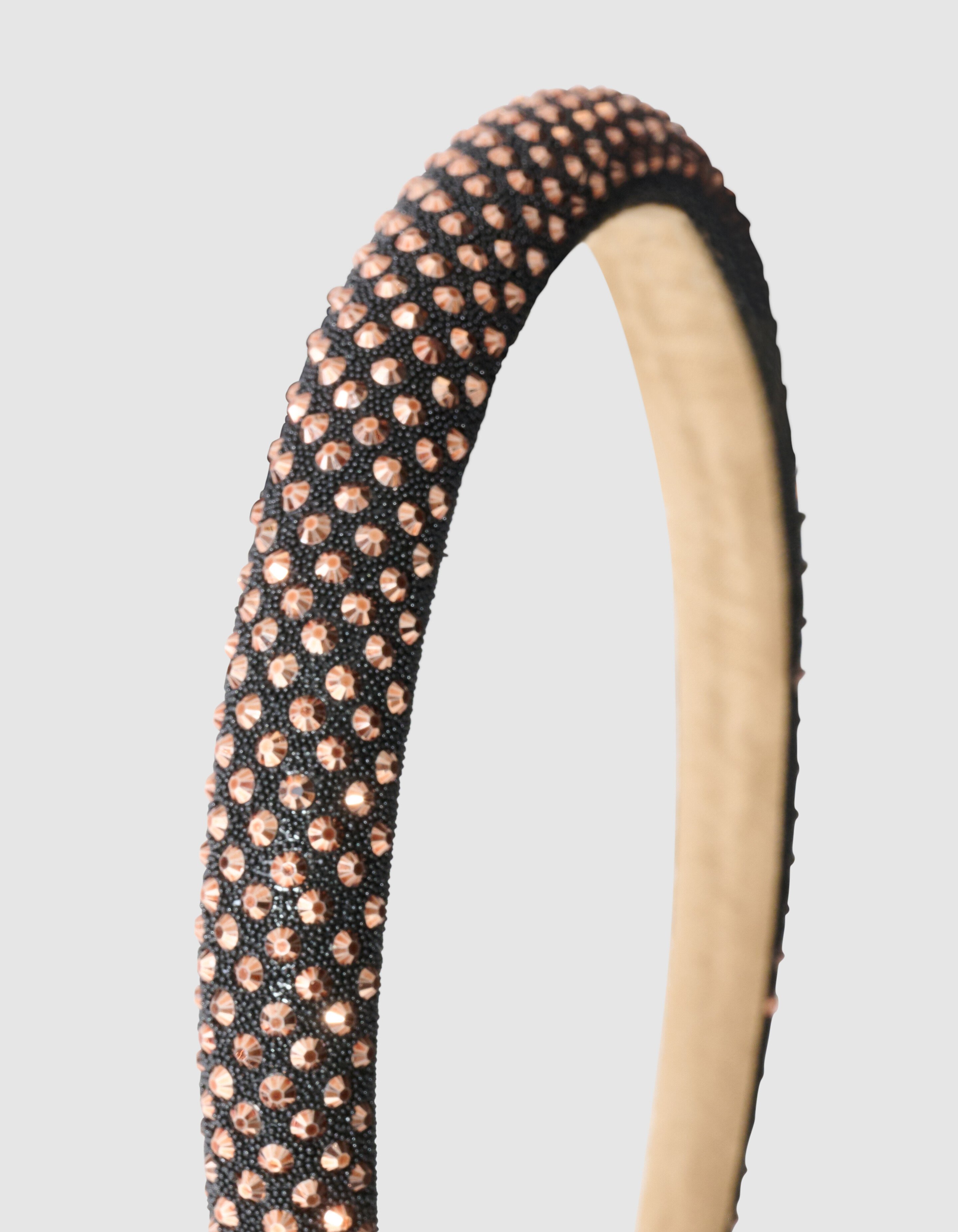 Strass Haarband Bruin SHOEBY ACCESSOIRES