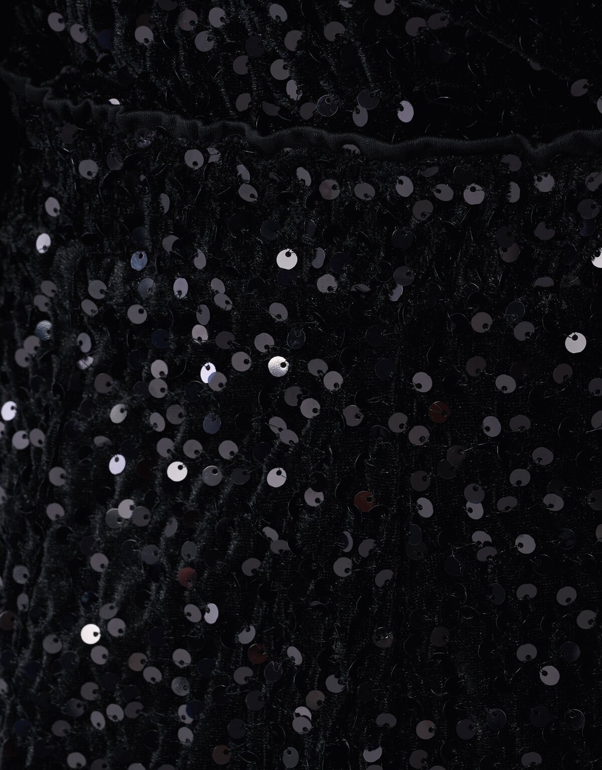 Sequin Mini Rok Zwart SHOEBY GIRLS