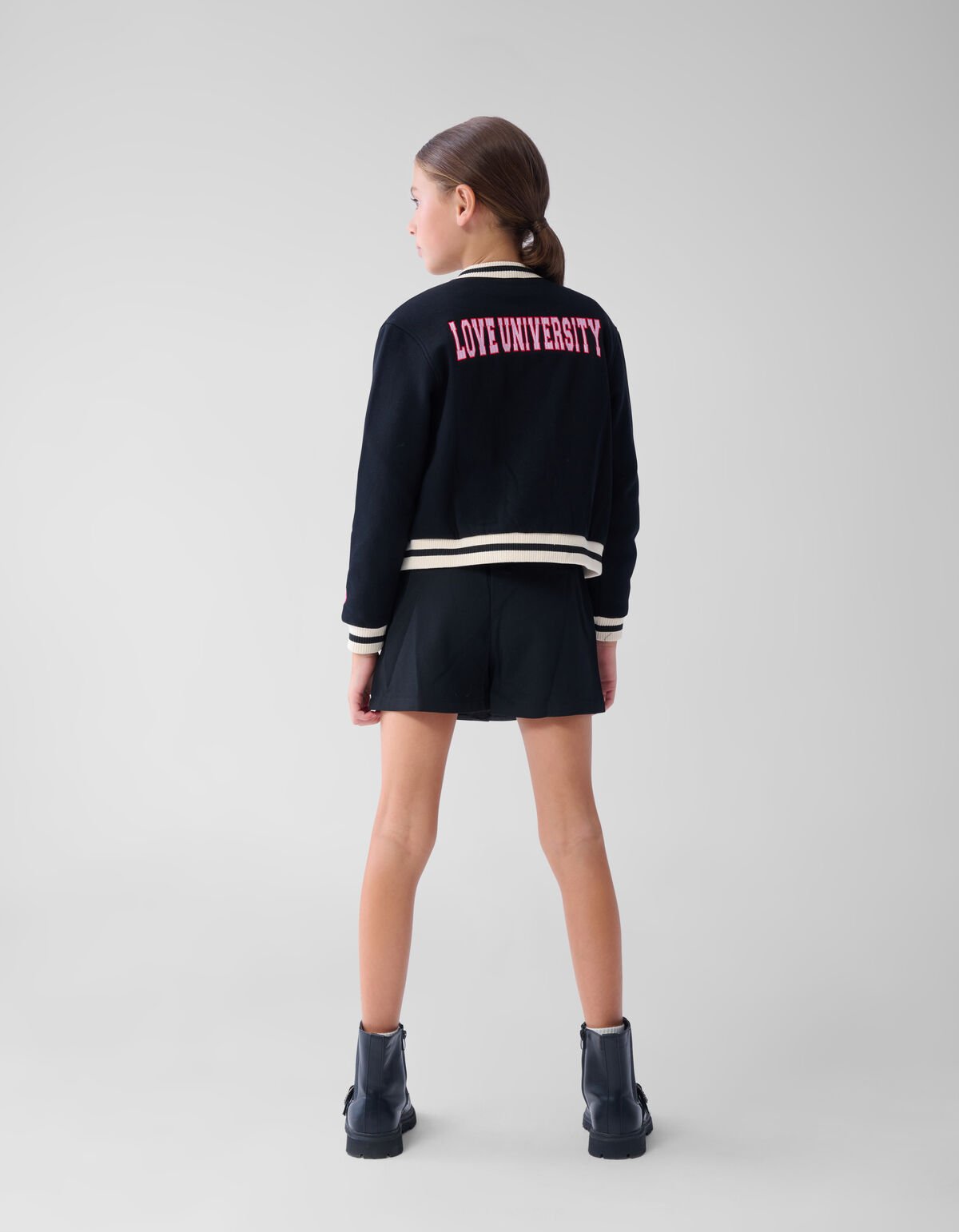 Varsity Bomber Zwart SHOEBY GIRLS