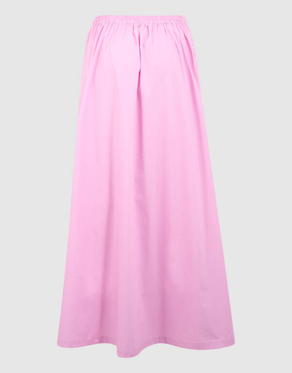 Poplin Studs Maxi Rok Roze SHOEBY WOMEN