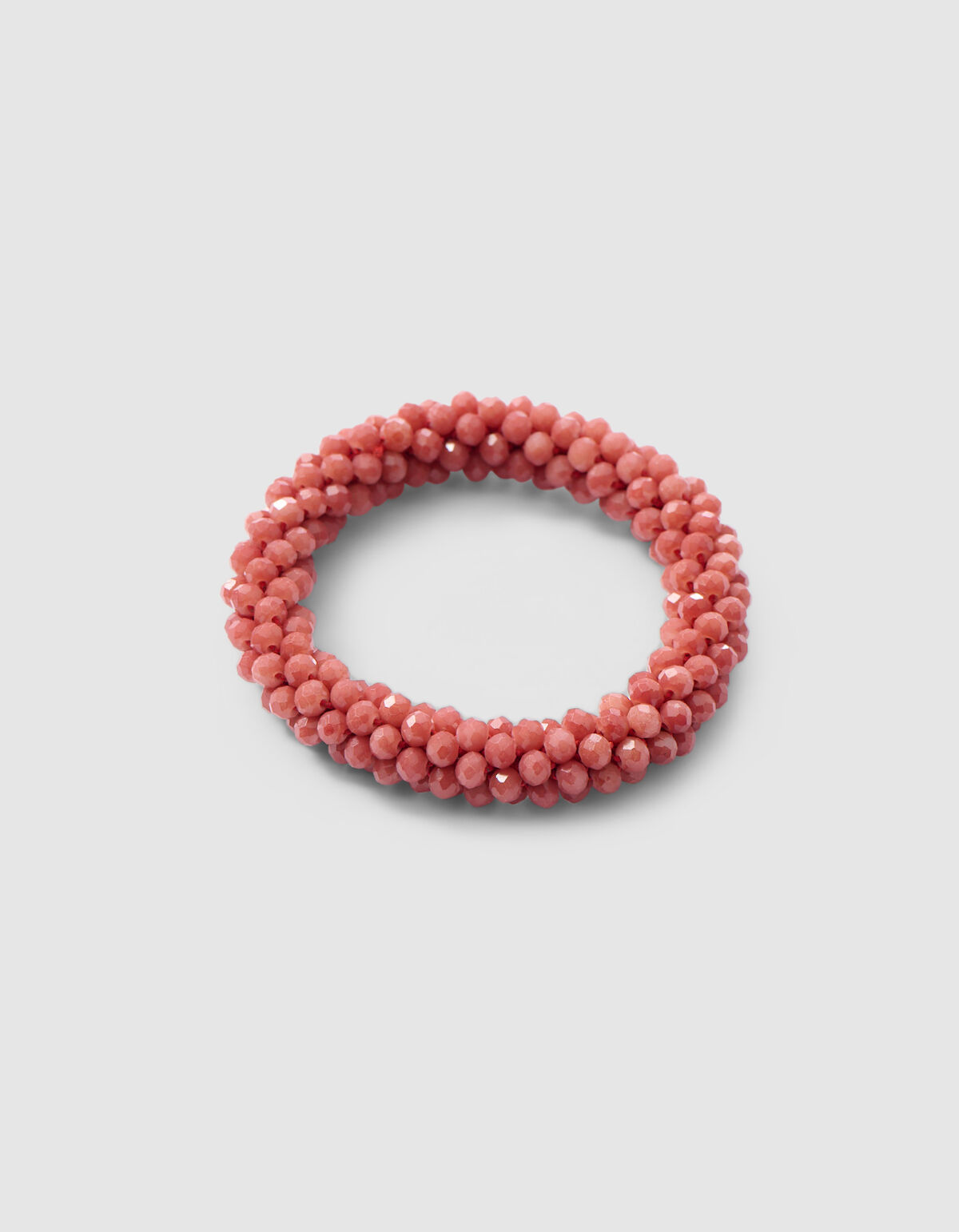 Beaded Haarelastiek Rood SHOEBY ACCESSOIRES