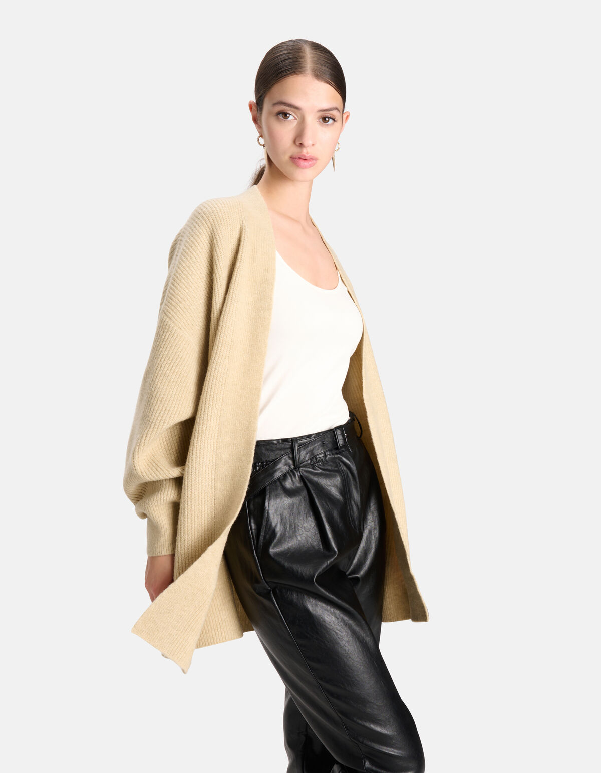 Gebreid Vest Beige SHOEBY WOMEN