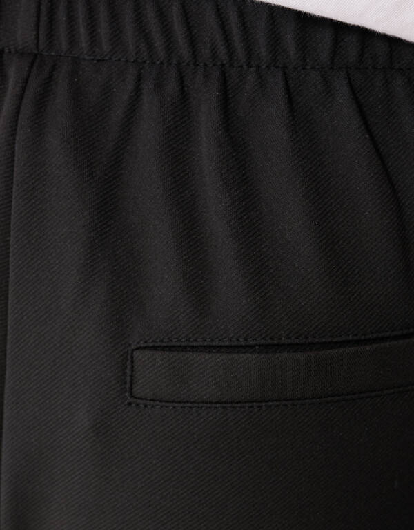 Basis Wide Leg Broek Zwart SHOEBY WOMEN