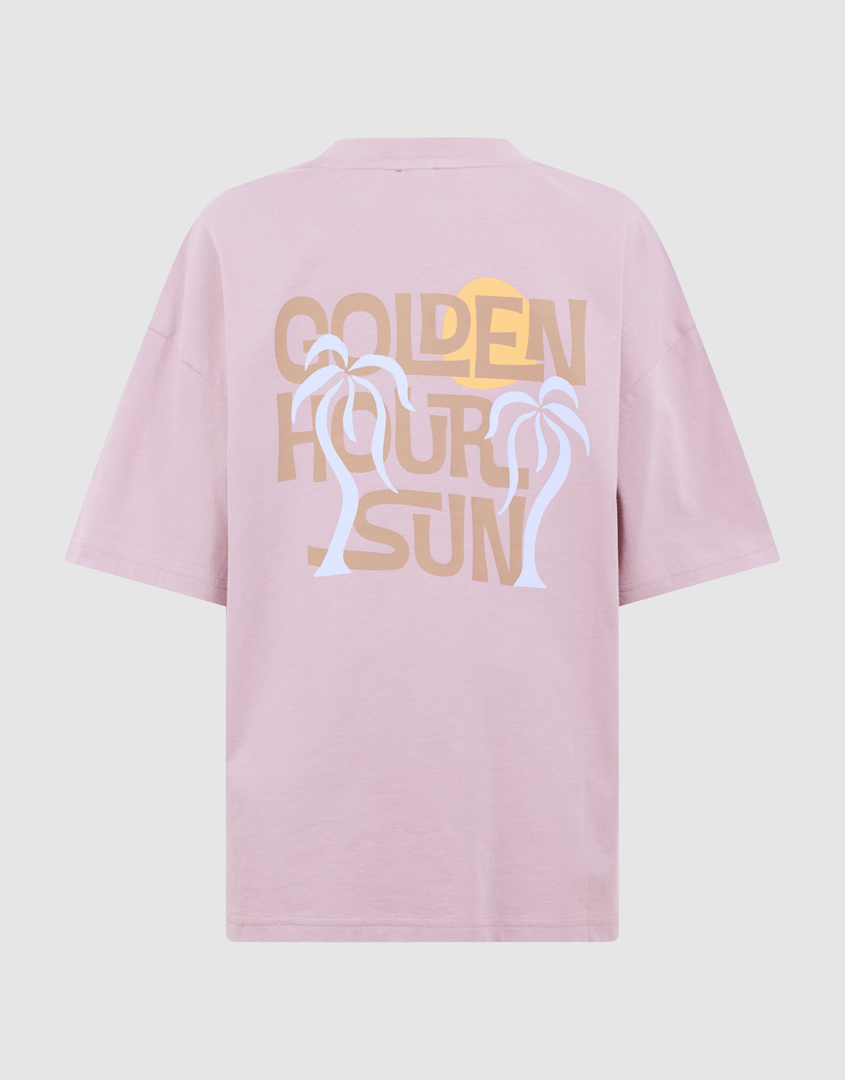 Golden Hour Artwork T-shirt Lichtpaars SHOEBY BOYS