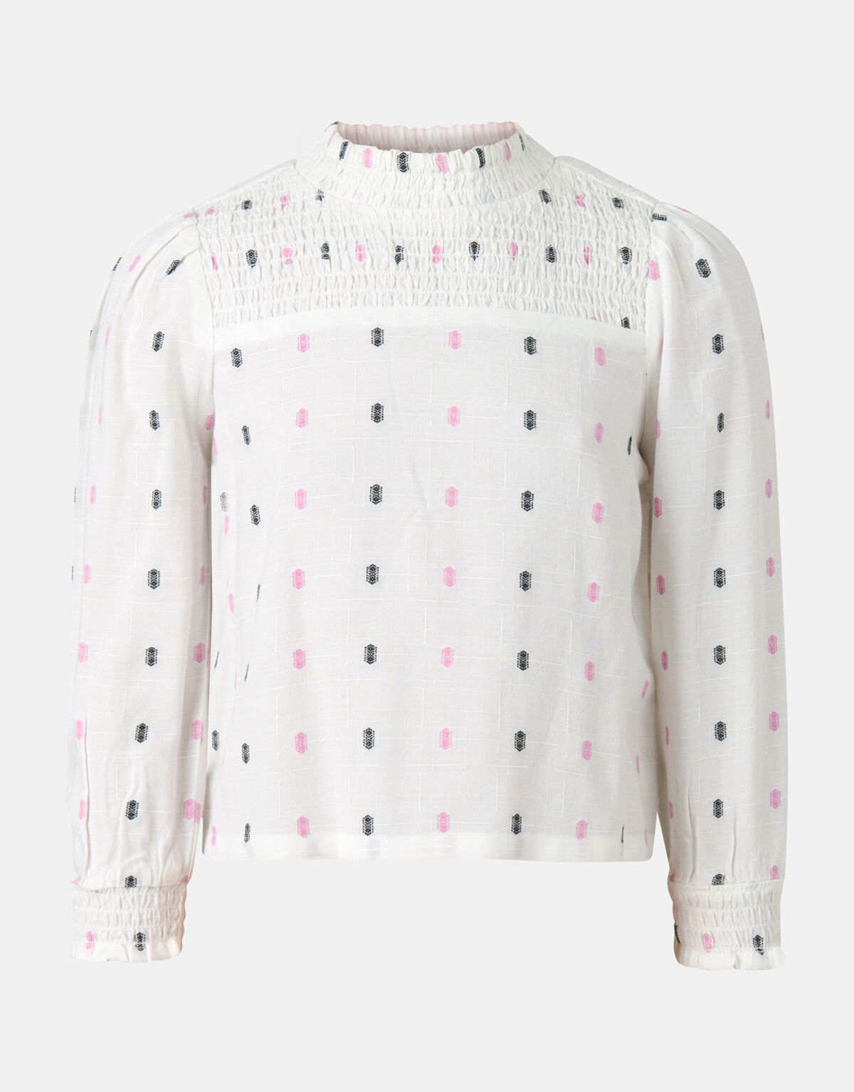 Witte Dot Blouse JILL&MITCH