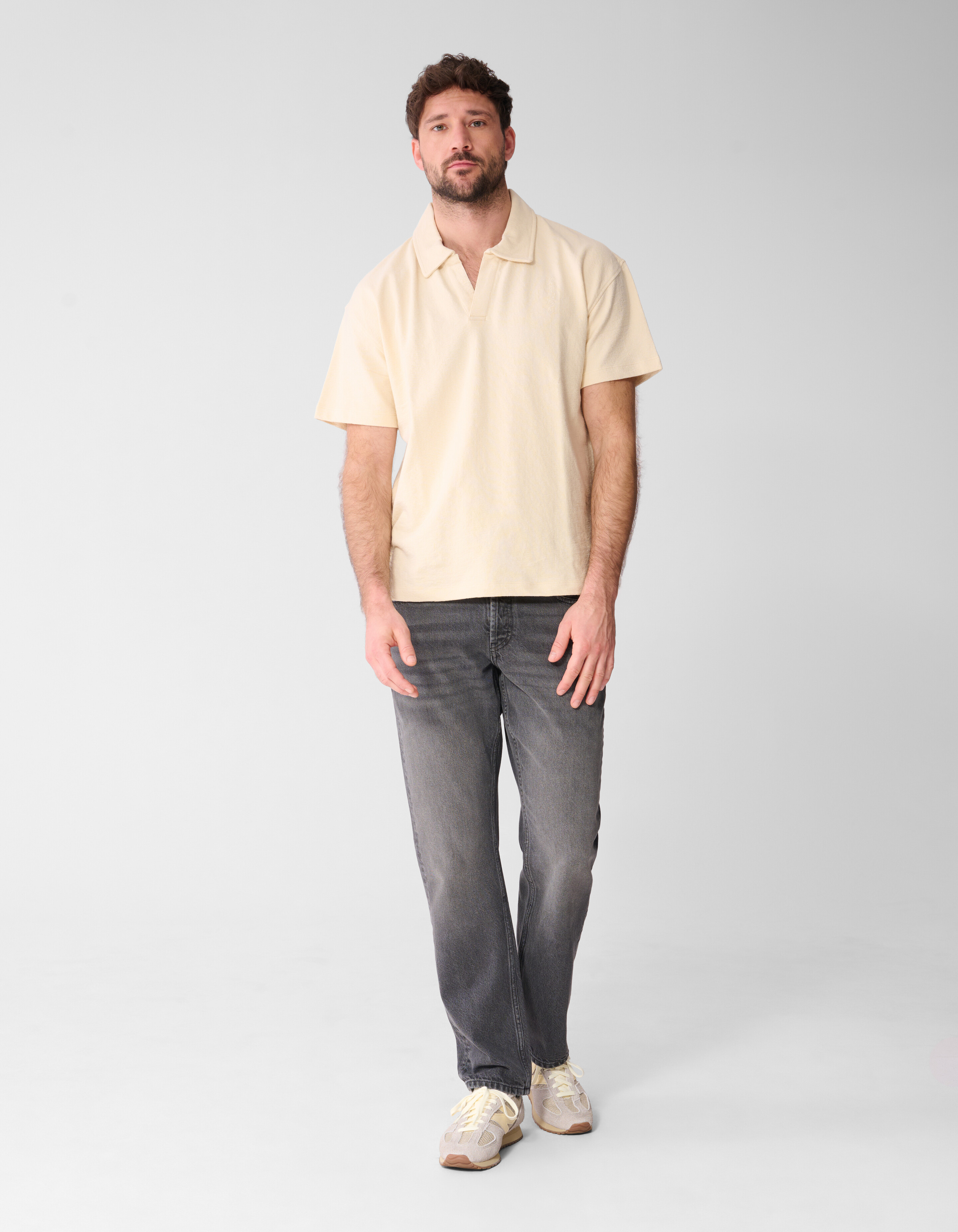 Relaxed Polo Lichtgeel SHOEBY MEN