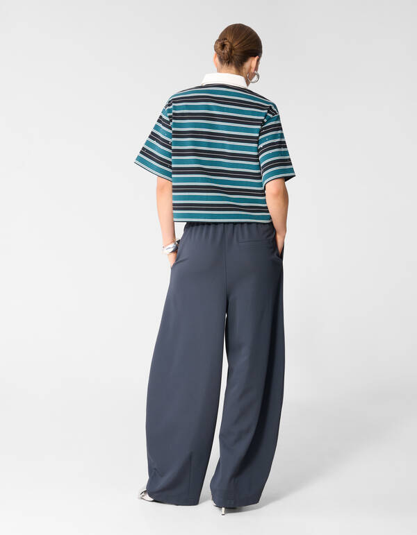 Barrel Fit Jogger Donkerblauw SHOEBY WOMEN