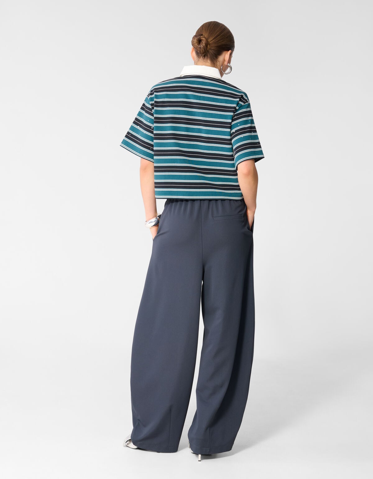 Barrel Fit Jogger Donkerblauw SHOEBY WOMEN